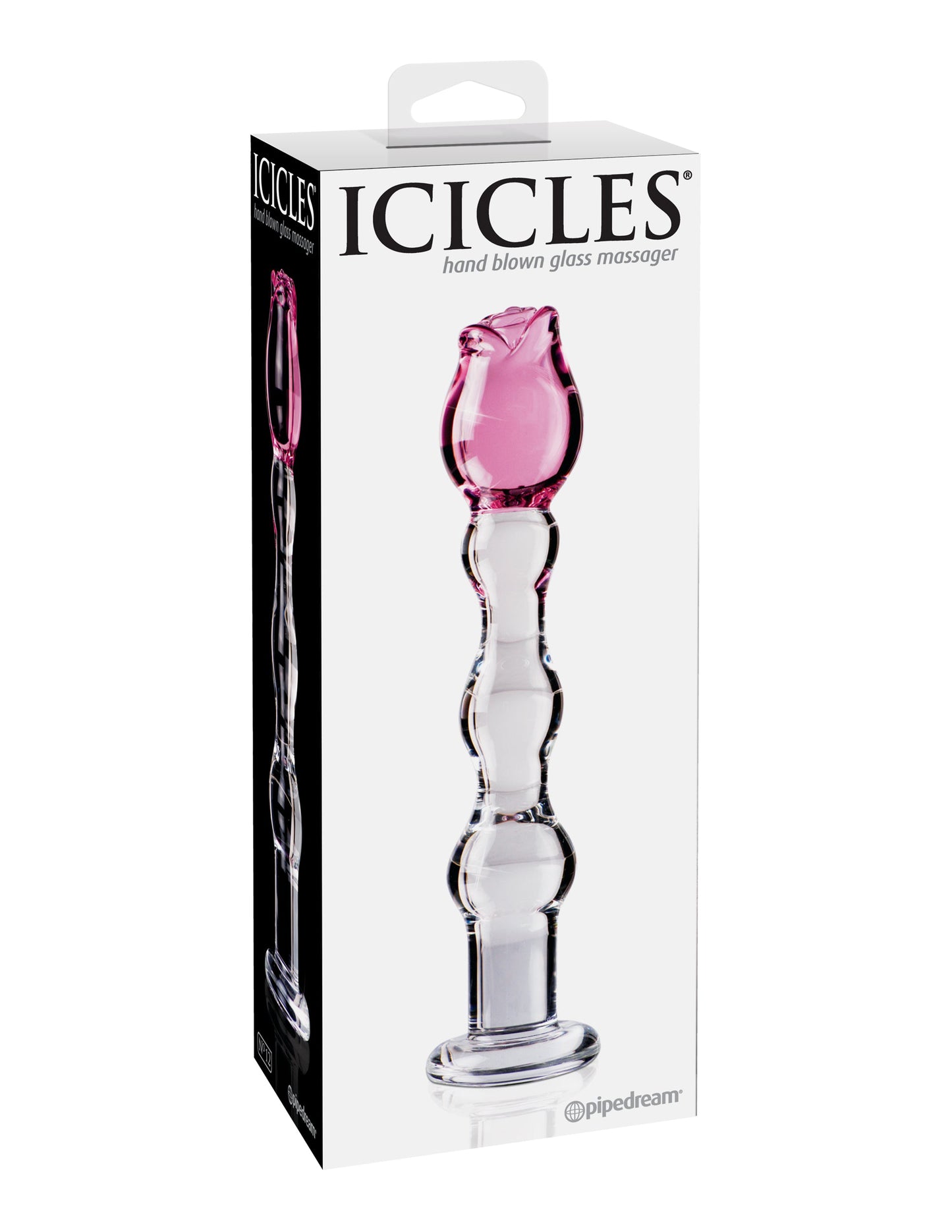 Icicles No. 12 - Clear / Pink - Not Very Vanilla