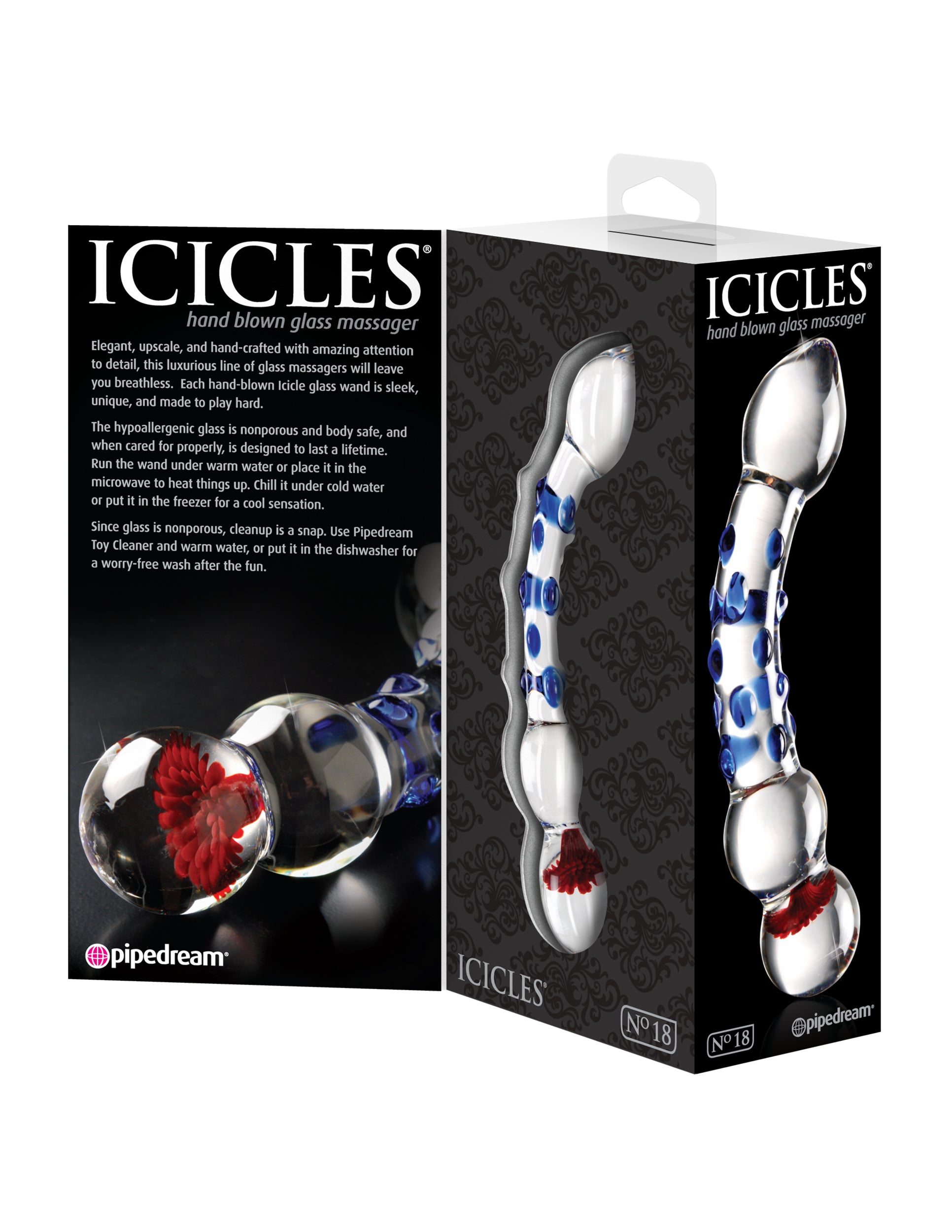 Icicles No. 18 - Clear / Blue - Not Very Vanilla