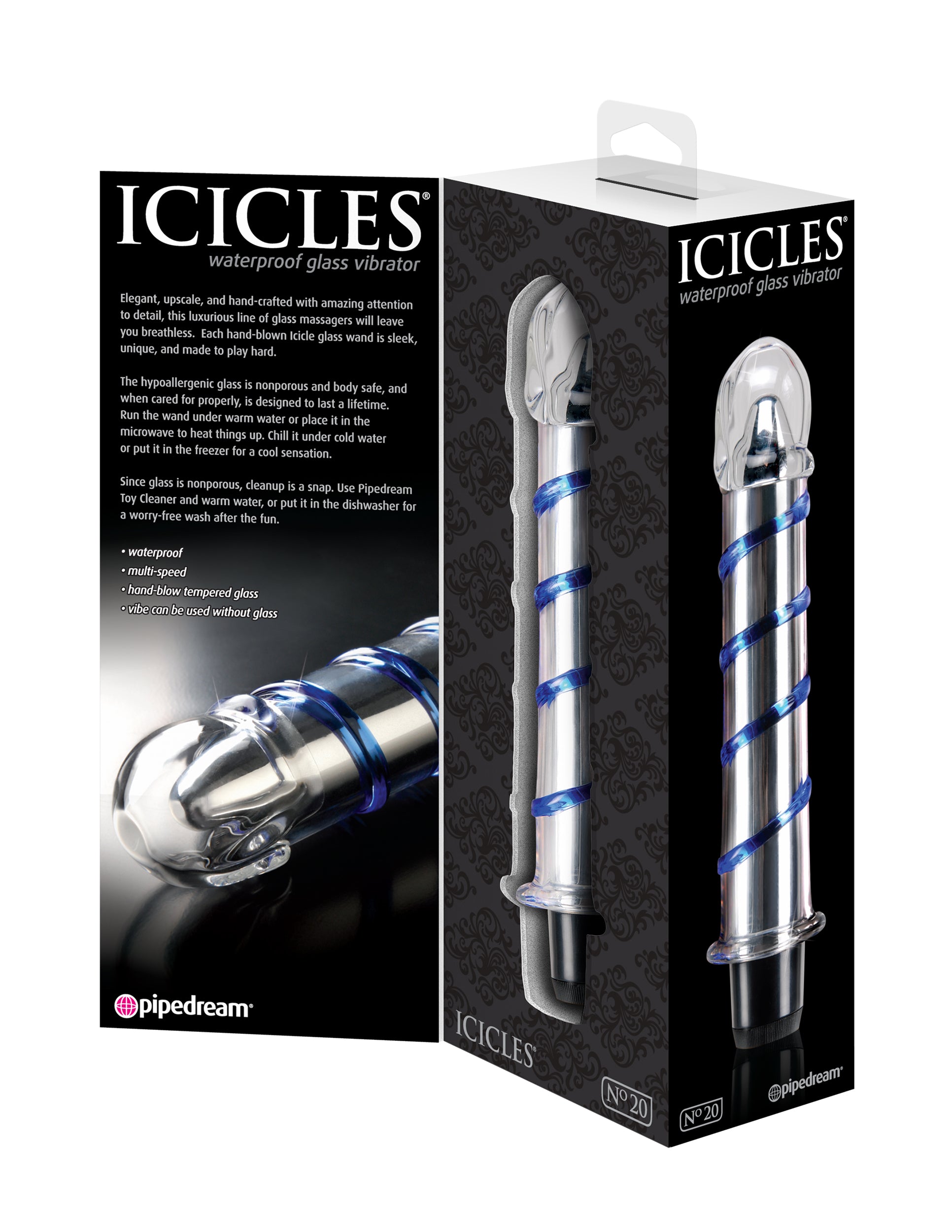 Icicles No. 20 - Clear / Blue - Not Very Vanilla