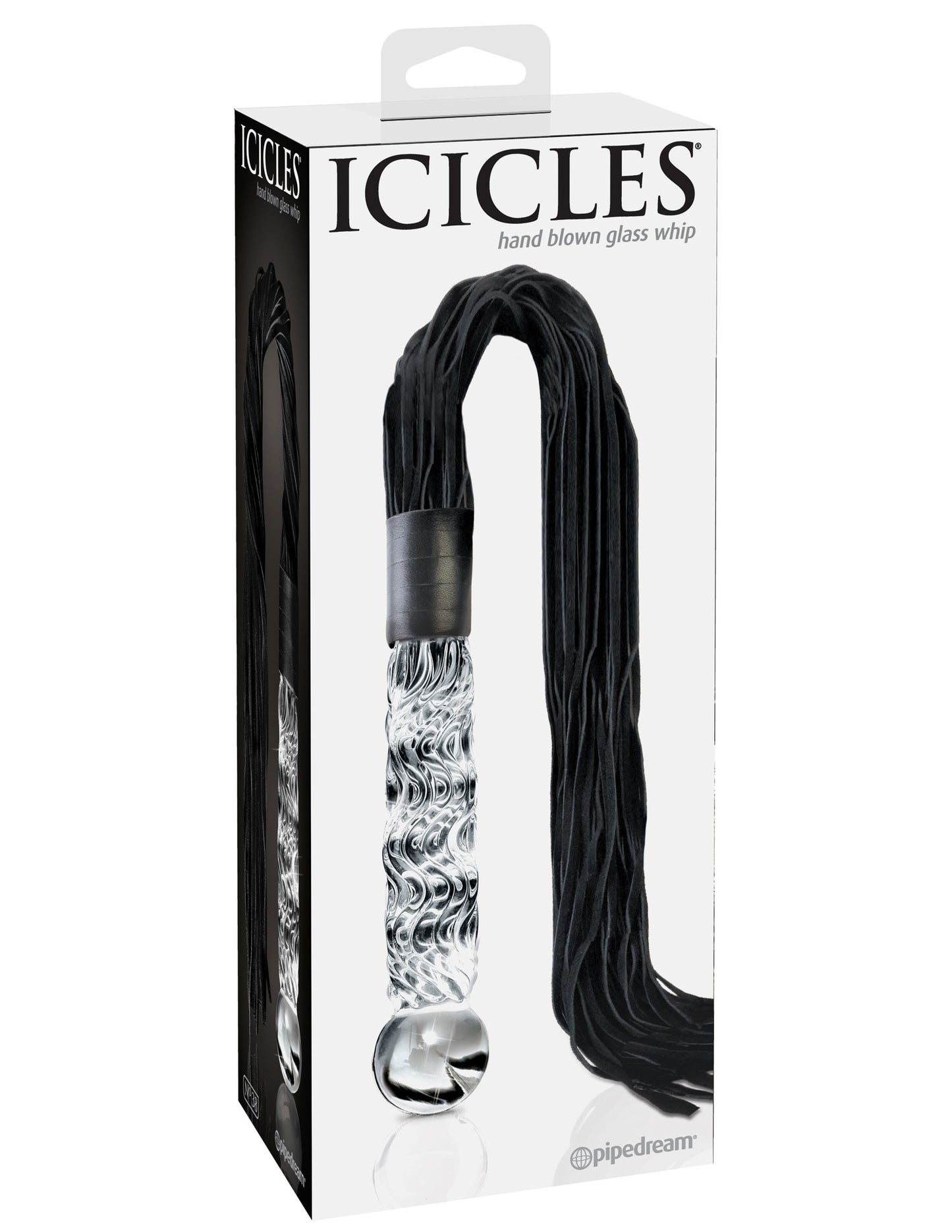 Icicles No. 38 - Clear / Black - Not Very Vanilla