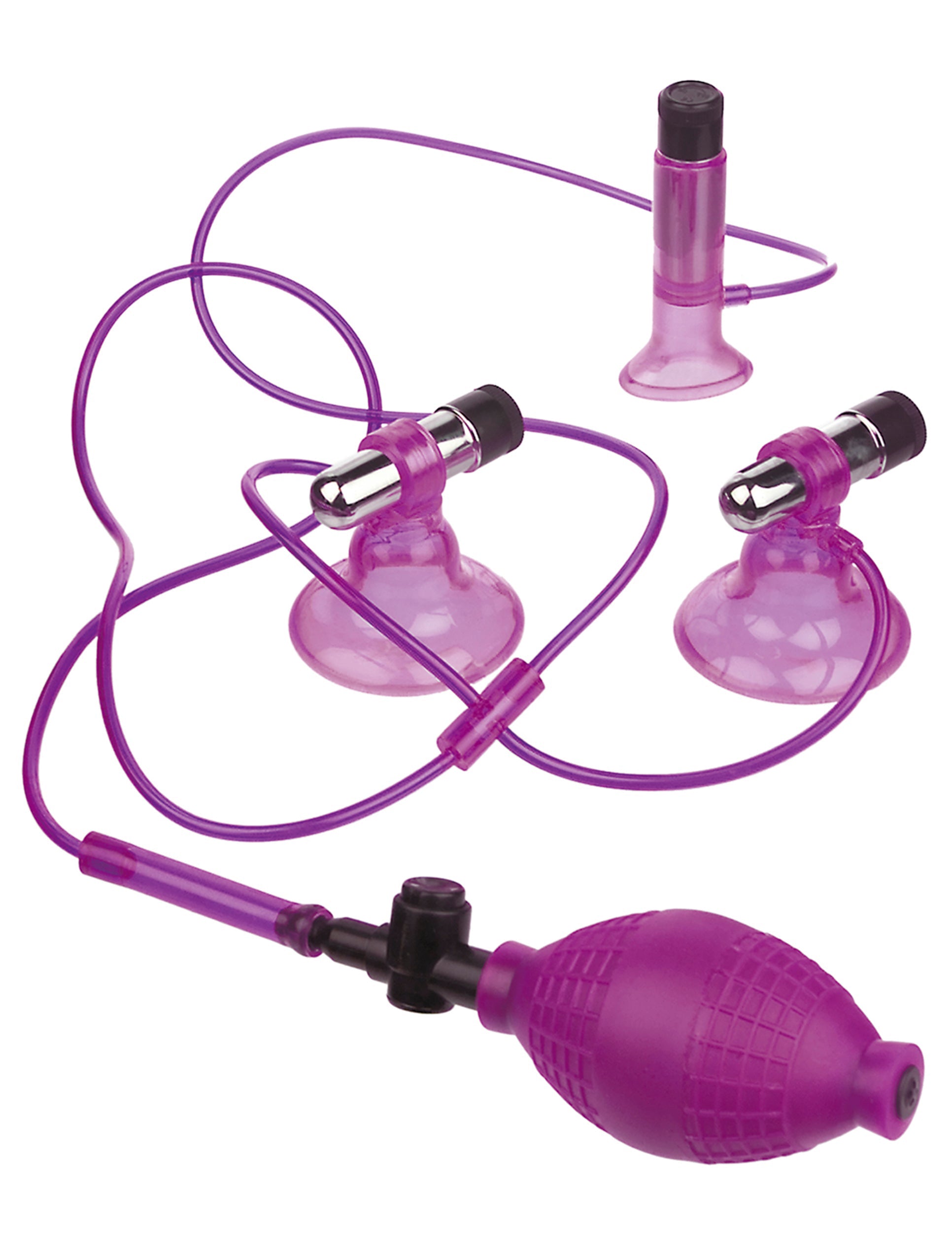 Fetish Fantasy Series Vibrating Triple Suckers - Not Very Vanilla