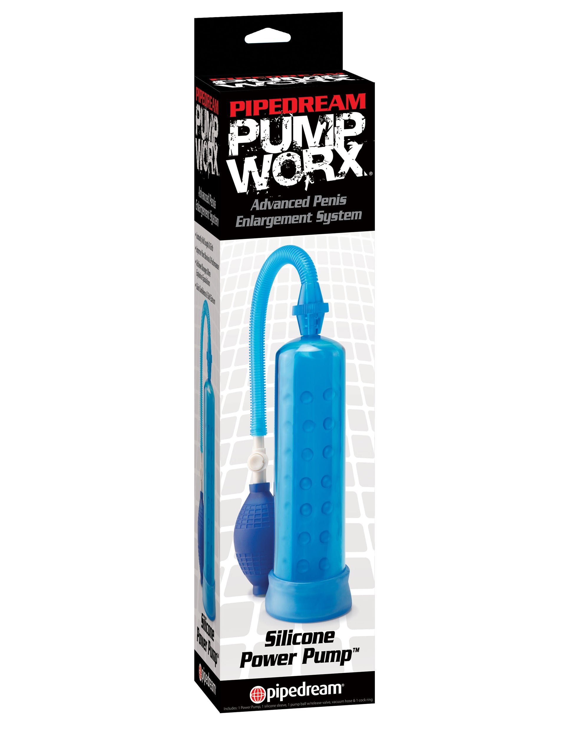 Pump Worx Silicone Power Pump - Blue - Not Very Vanilla