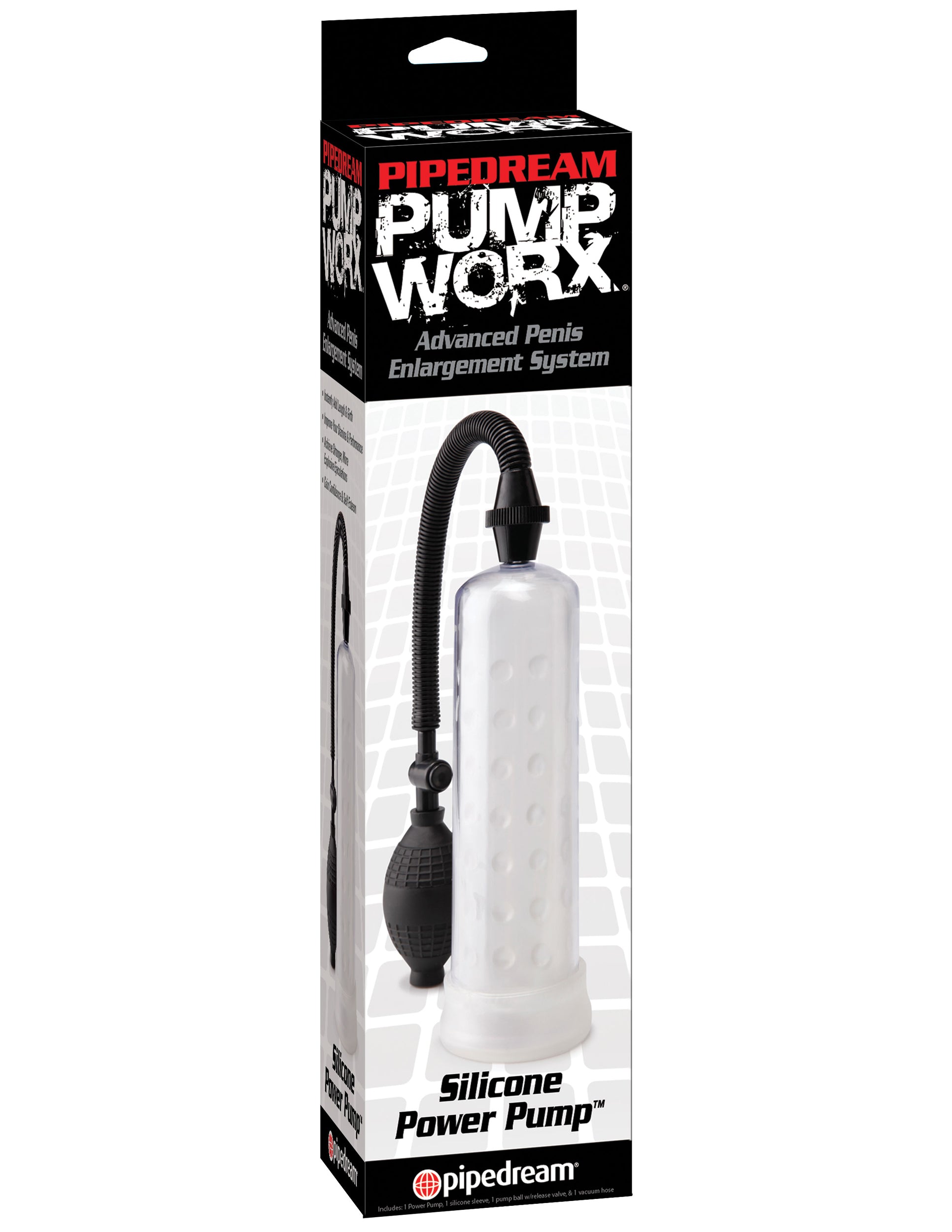 Pump Worx Silicone Power Pump - Clear - Not Very Vanilla