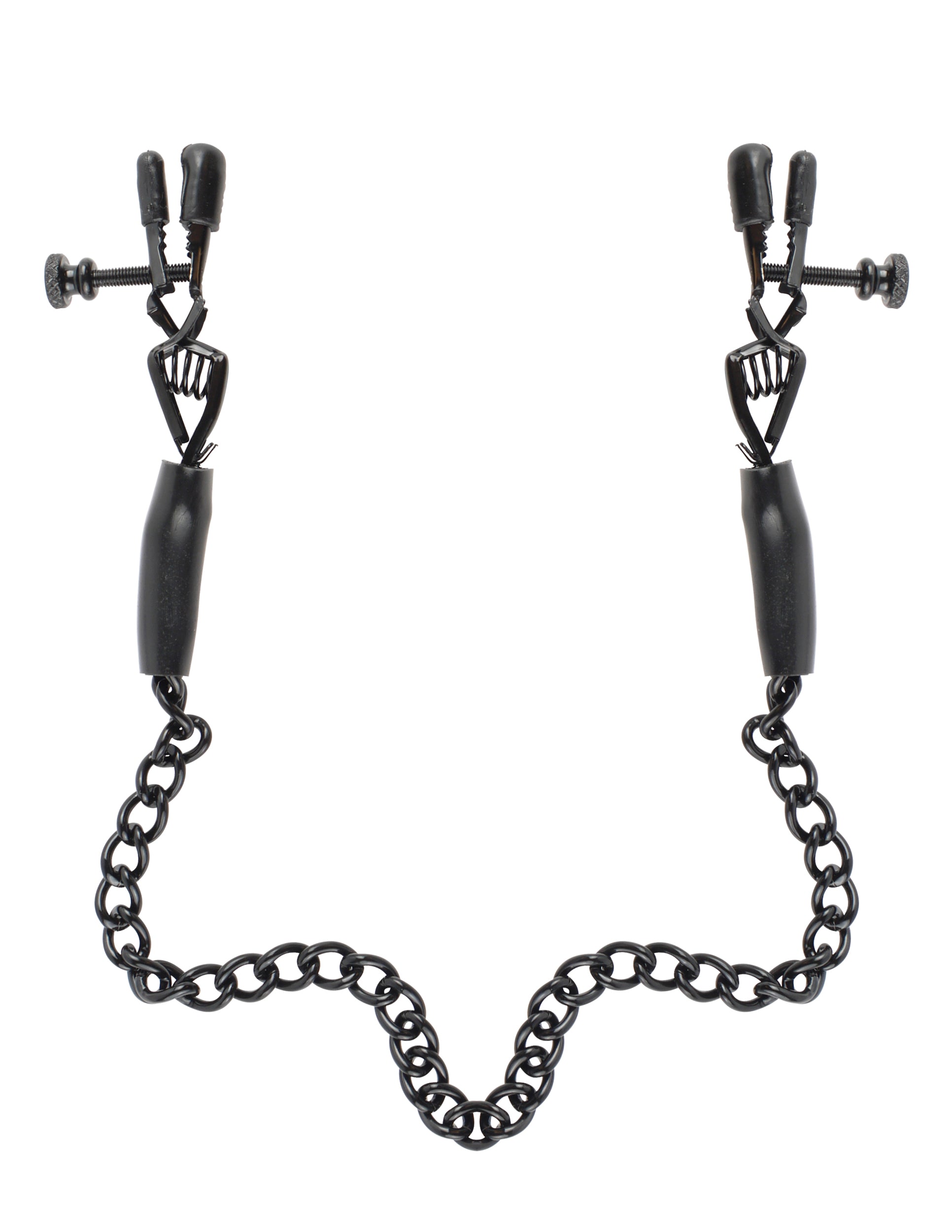 Fetish Fantasy Series Adjustable Nipple Chain Clamps - Not Very Vanilla