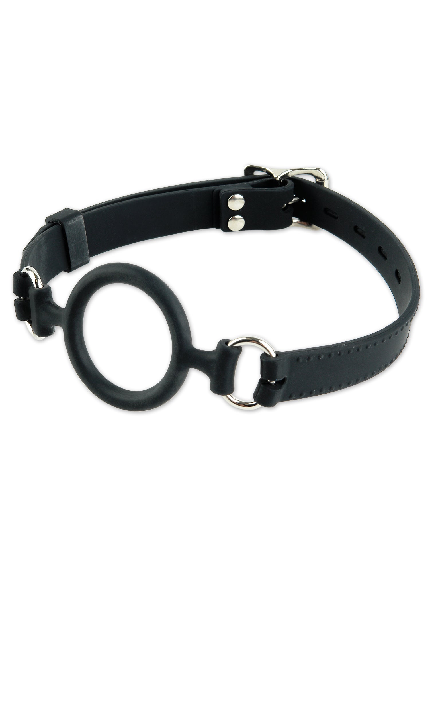 Fetish Fantasy Extreme Silicone O-Ring Gag - Black - Not Very Vanilla