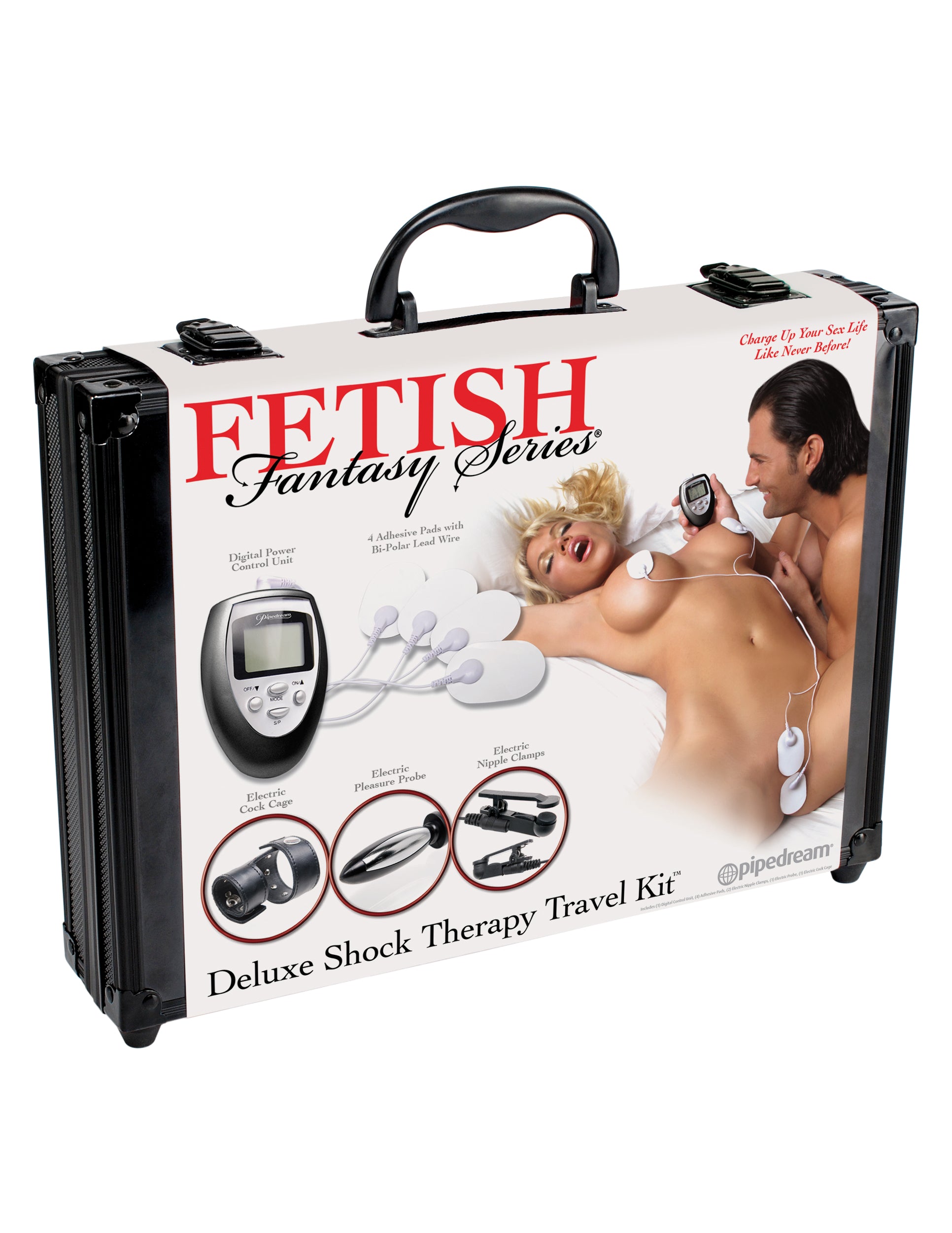 Fetish Fantasy Series Deluxe Shock Therapy Travel Kit - Not Very Vanilla