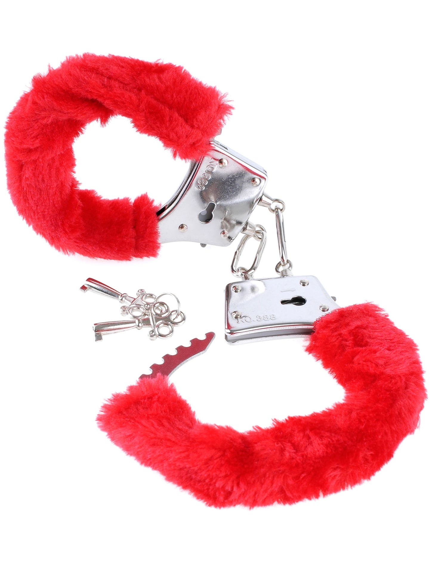 Fetish Fantasy Series Beginner's Furry Cuffs - Red - Not Very Vanilla