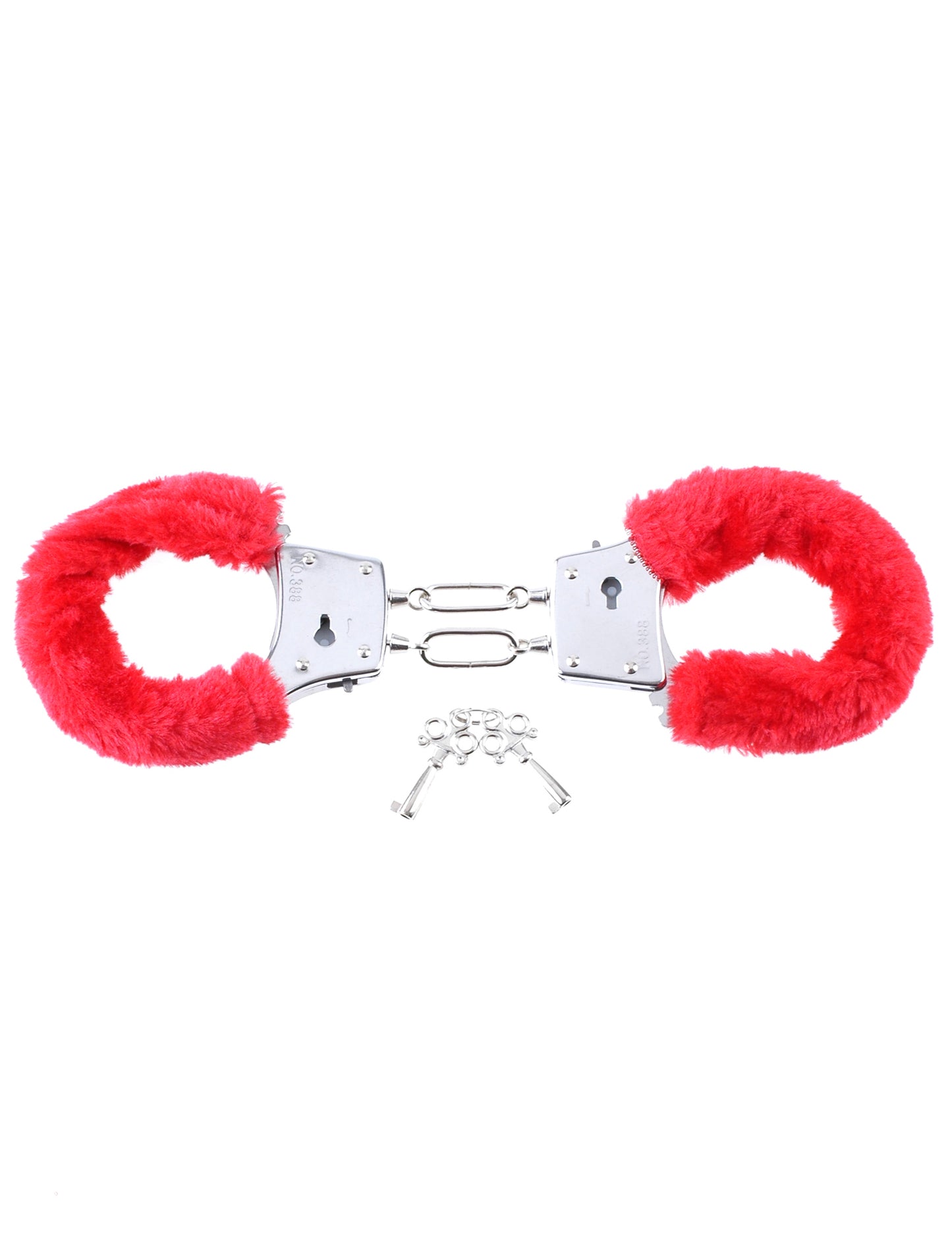 Fetish Fantasy Series Beginner's Furry Cuffs - Red - Not Very Vanilla