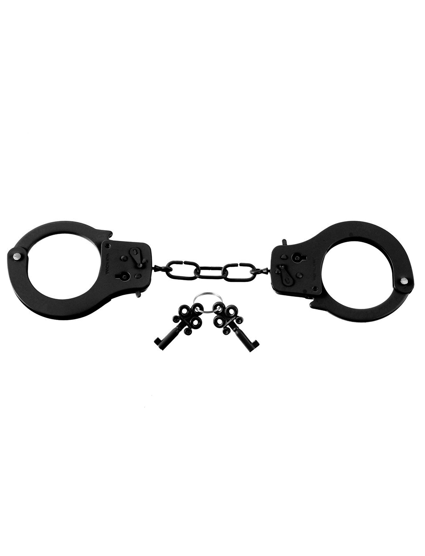 Fetish Fantasy Series Designer Metal Handcuffs - Black - Not Very Vanilla