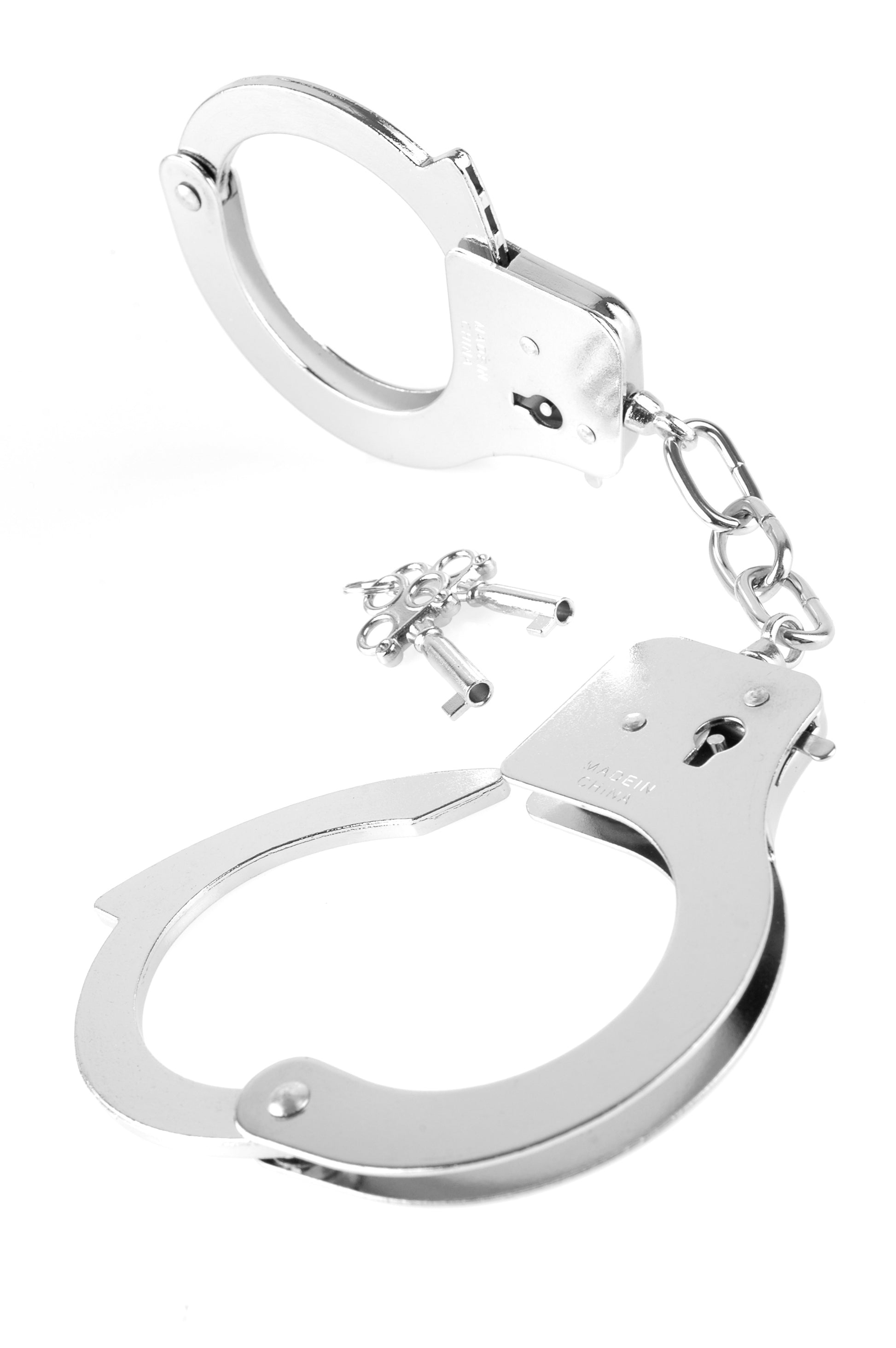 Fetish Fantasy Series Metal Handcuffs - Silver - Not Very Vanilla