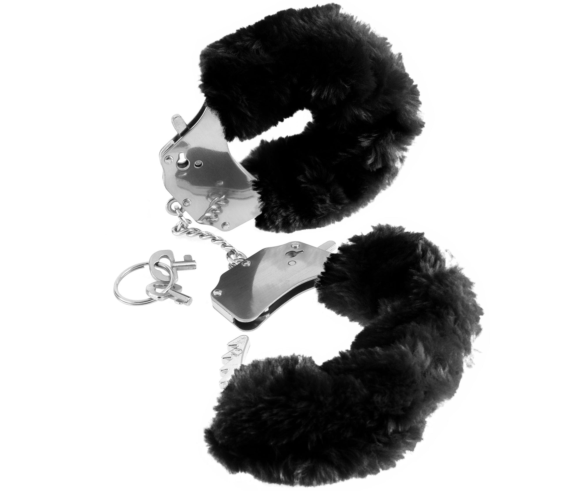 Fetish Fantasy Series Furry Cuffs - Black - Not Very Vanilla