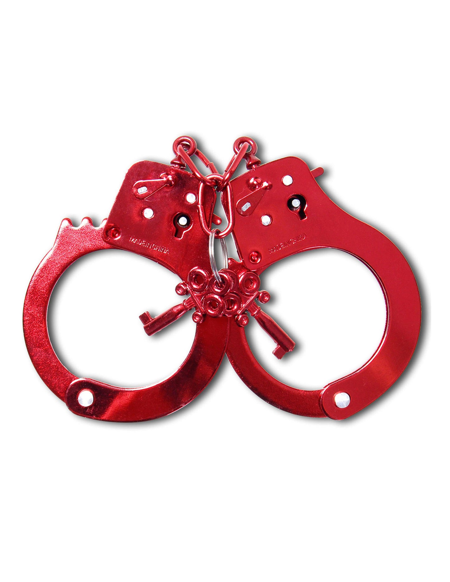 Fetish Fantasy Series Anodized Cuffs - Red - Not Very Vanilla