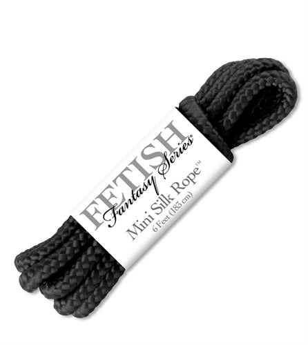 Fetish Fantasy Series Mini Silk Rope - Black - Not Very Vanilla