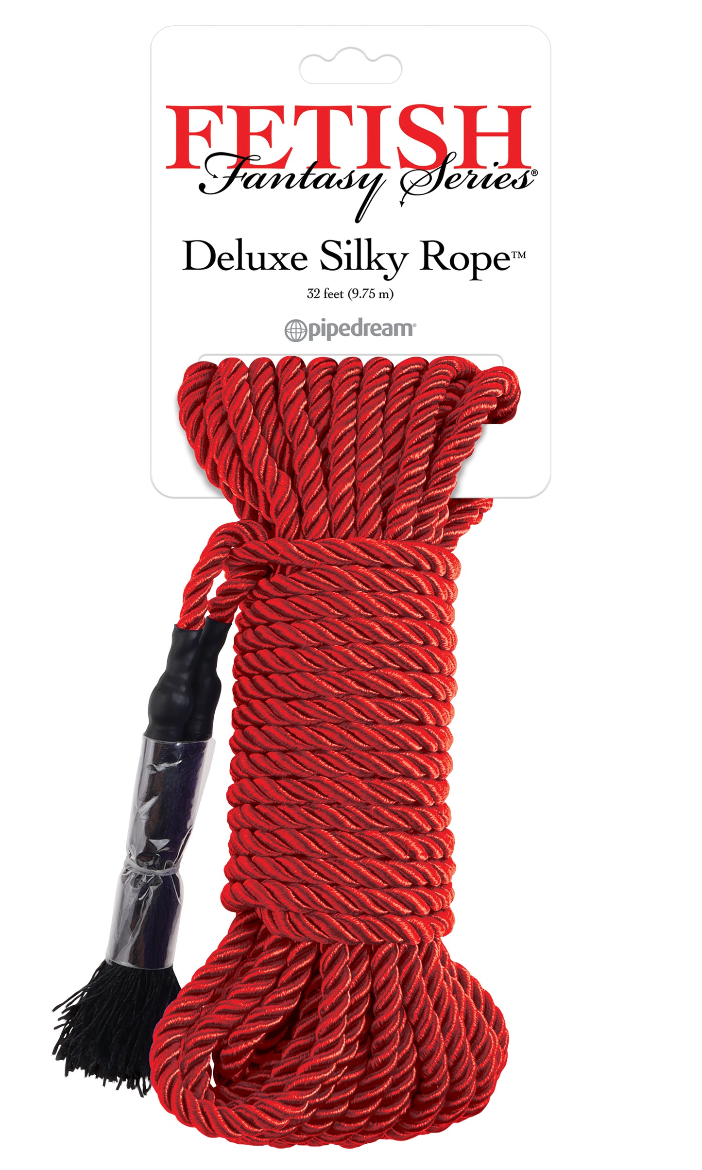 Fetish Fantasy Series Deluxe Silky Rope - Red - Not Very Vanilla