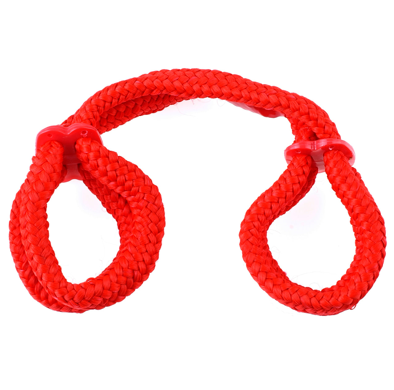 Fetish Fantasy Series Silk Rope Love Cuffs - Red - Not Very Vanilla