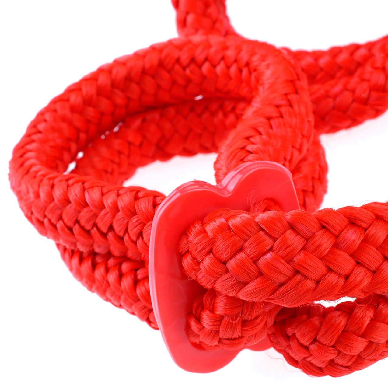 Fetish Fantasy Series Silk Rope Love Cuffs - Red - Not Very Vanilla