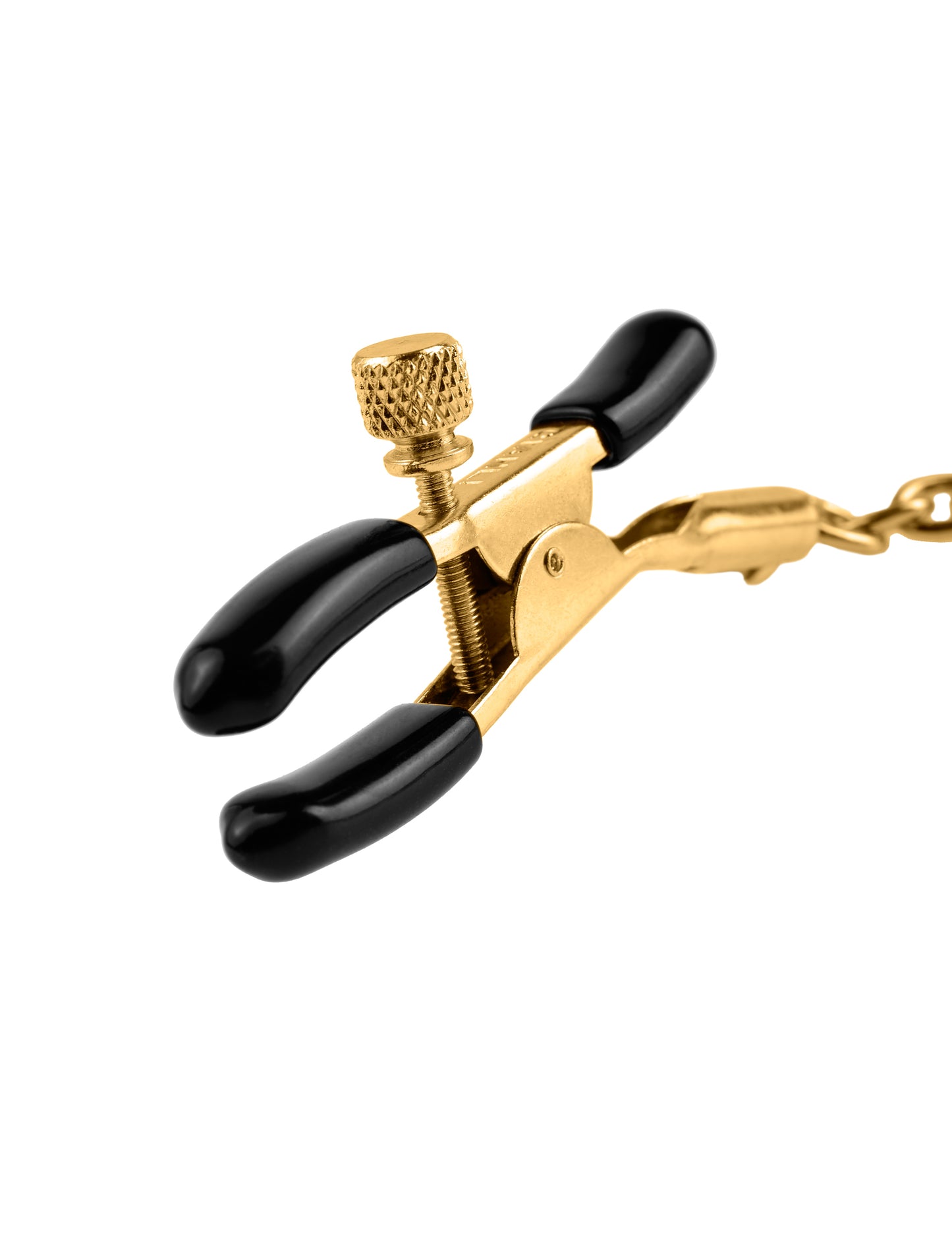 Fetish Fantasy Gold Chain Nipple Clamps - Gold - Not Very Vanilla