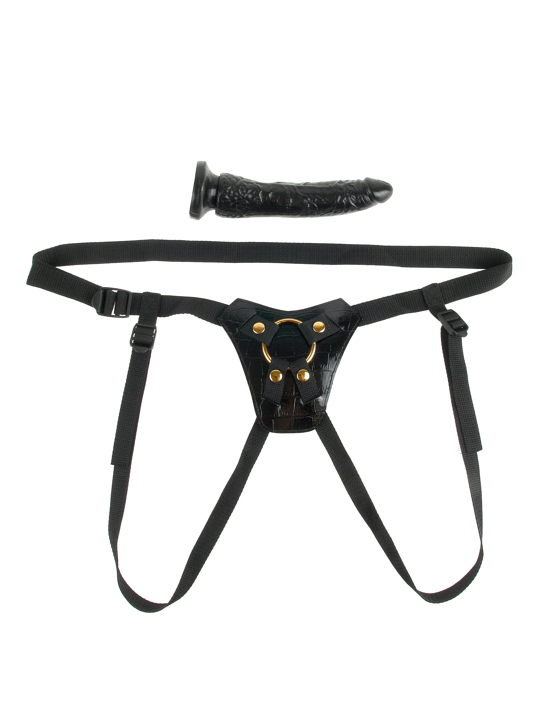 Fetish Fantasy Gold Designer Strap-on - Black - Not Very Vanilla