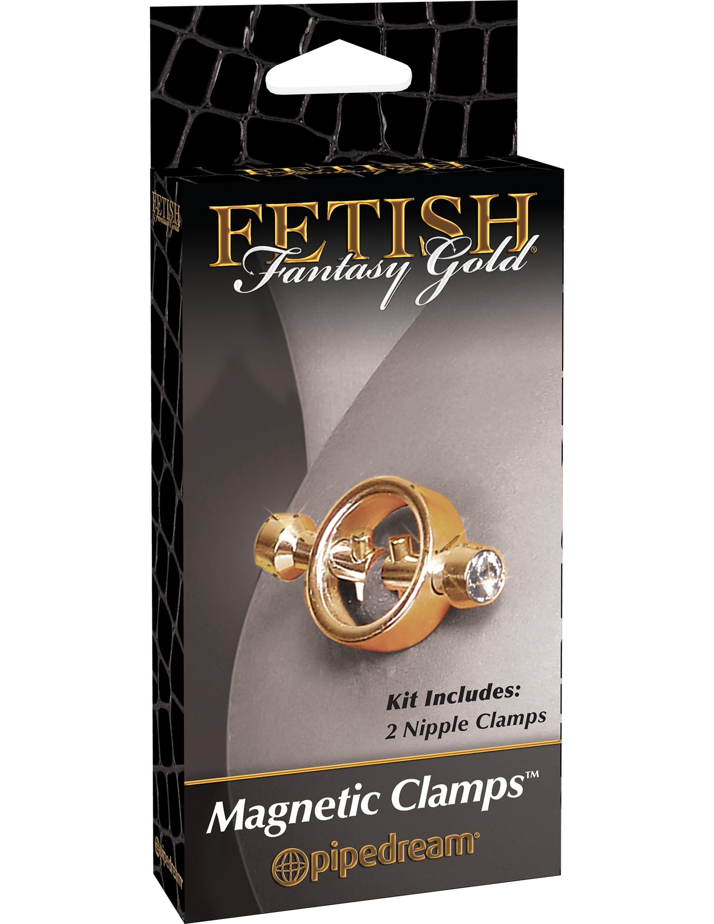 Fetish Fantasy Gold Magnetic Clamps - Gold - Not Very Vanilla