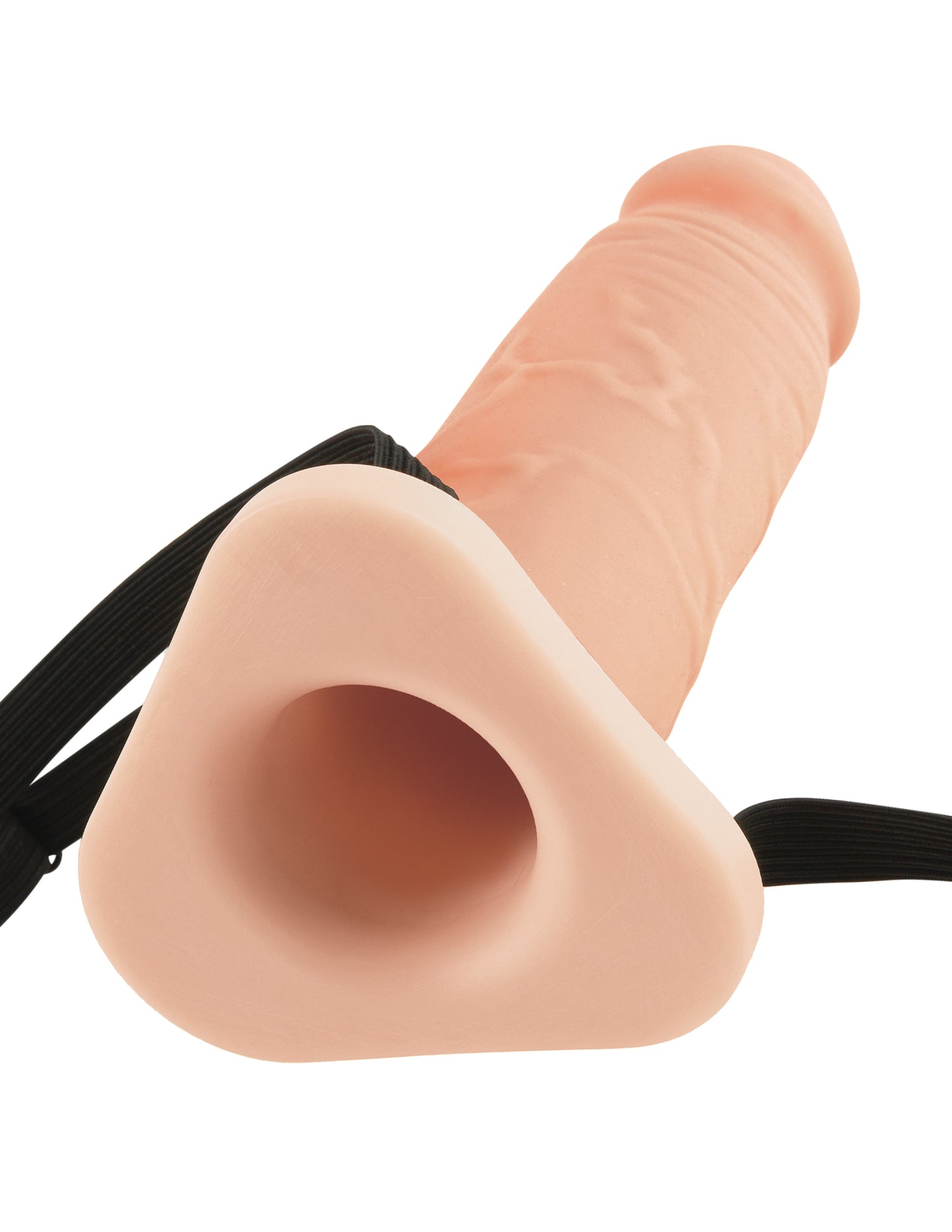 Fantasy X-Tensions 8-Inch Silicone Hollow Extension - Flesh - Not Very Vanilla