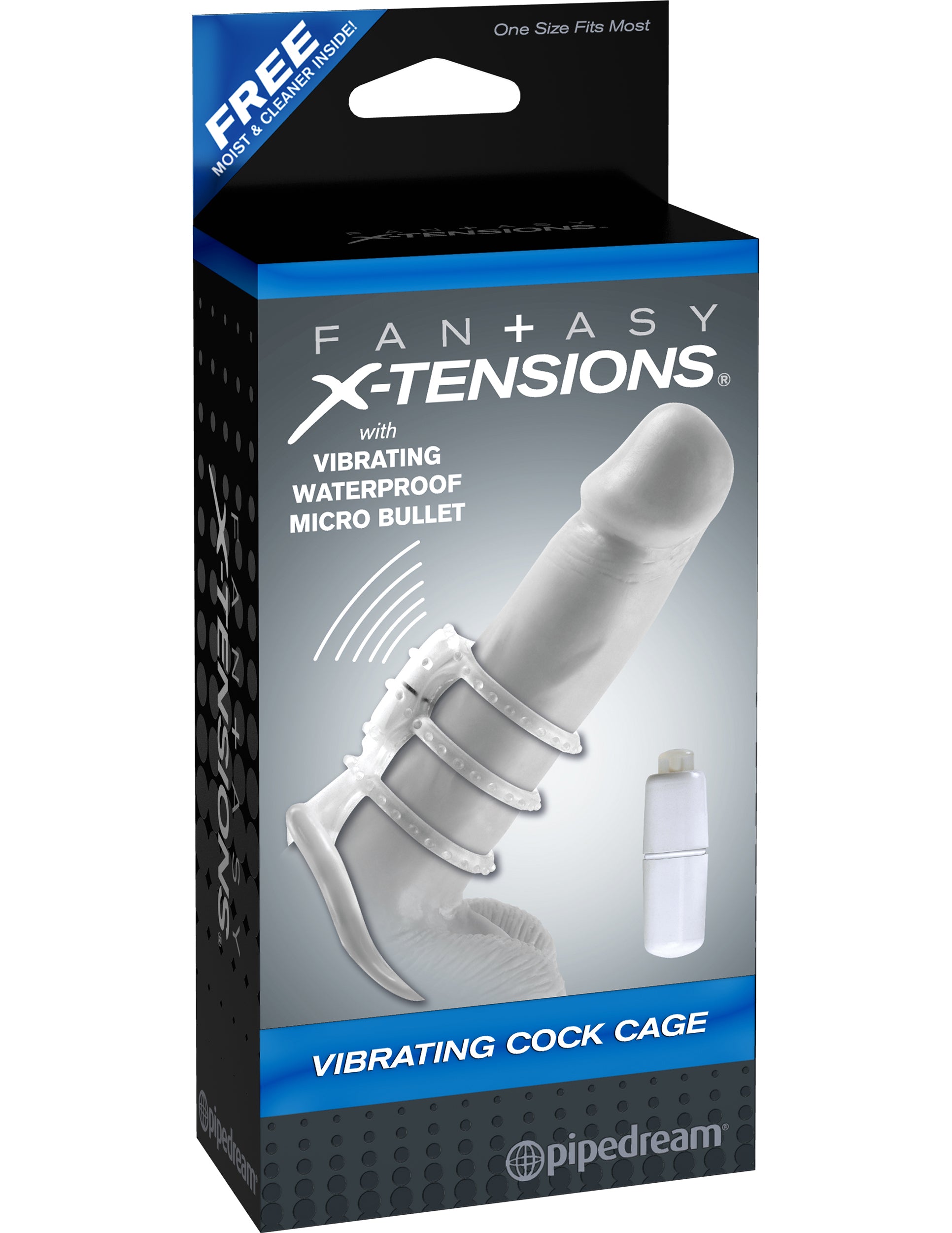 Fantasy X-Tensions Vibrating Cock Cage - Not Very Vanilla