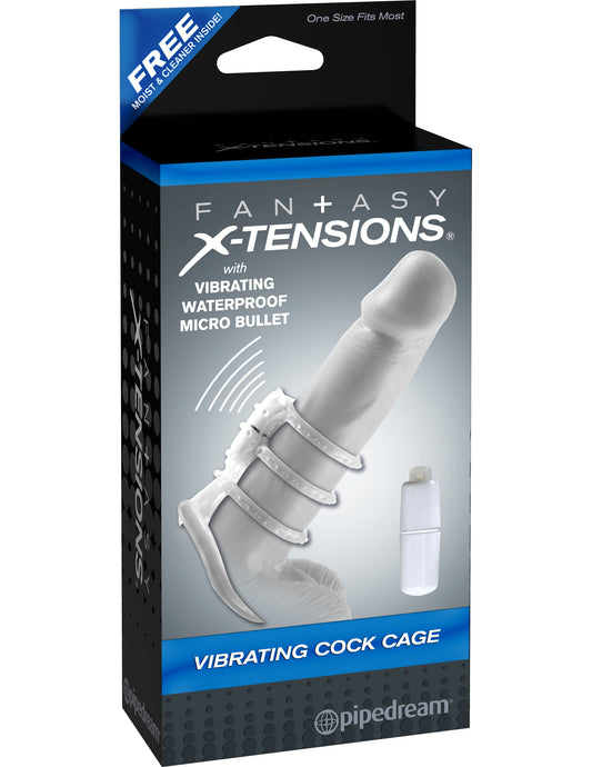 Fantasy X-Tensions Vibrating Cock Cage - Not Very Vanilla