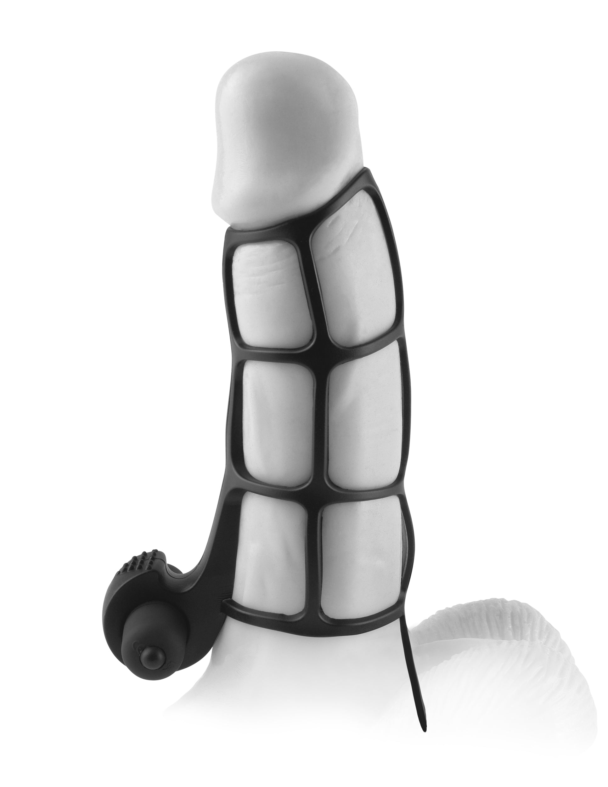 Fantasy X-Tensions Deluxe Silicone Power Cage - Black - Not Very Vanilla