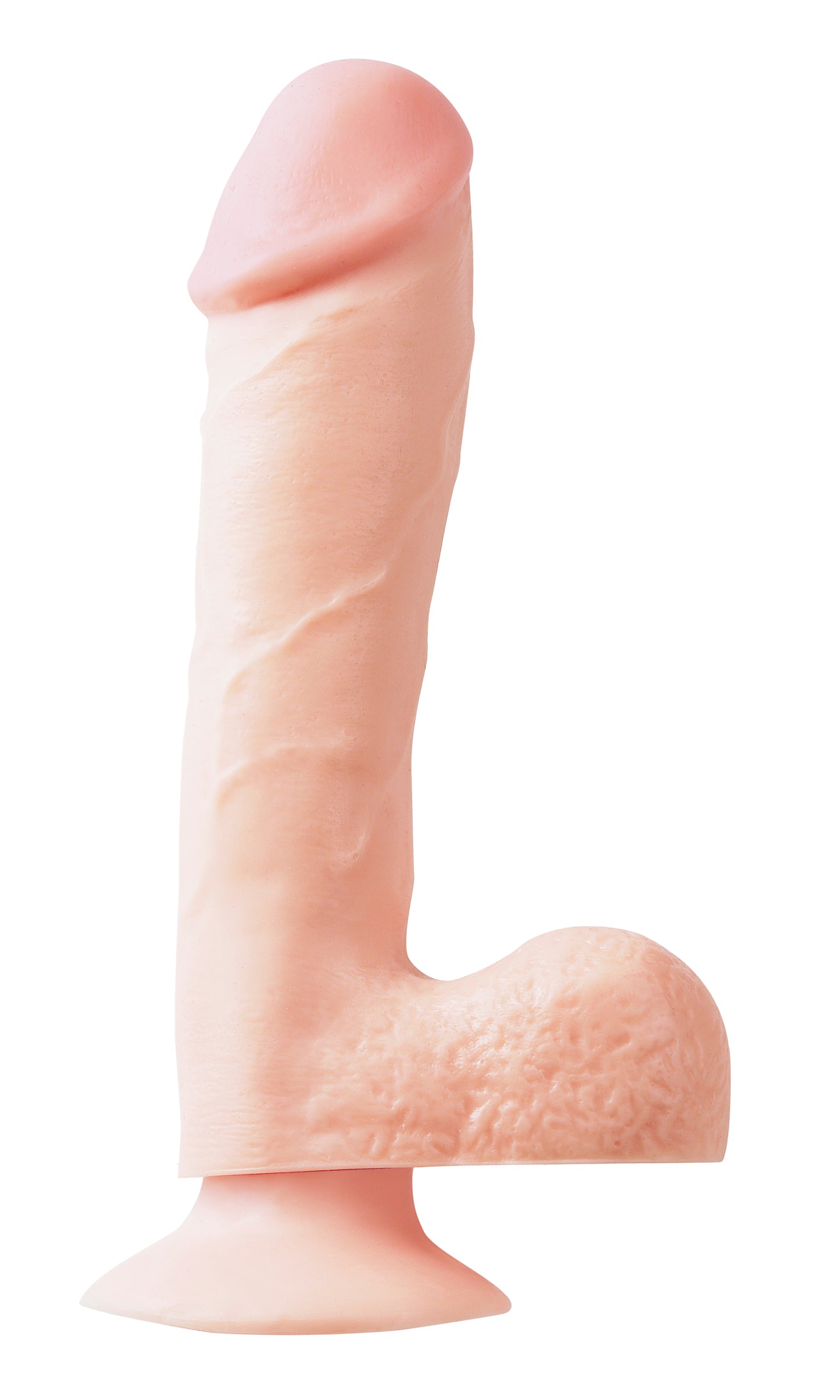 Basix Rubber Works - 7.5 Inch Dong With Suction Cup - Flesh - Not Very Vanilla