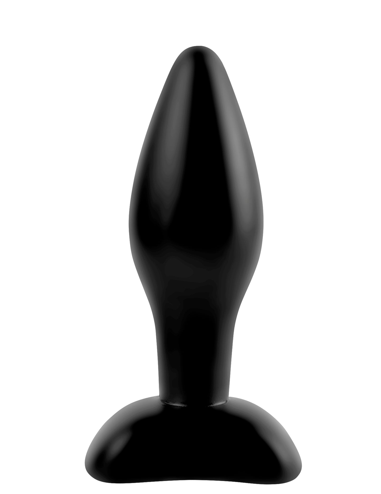 Anal Fantasy Collection Small Silicone Plug - Black - Not Very Vanilla