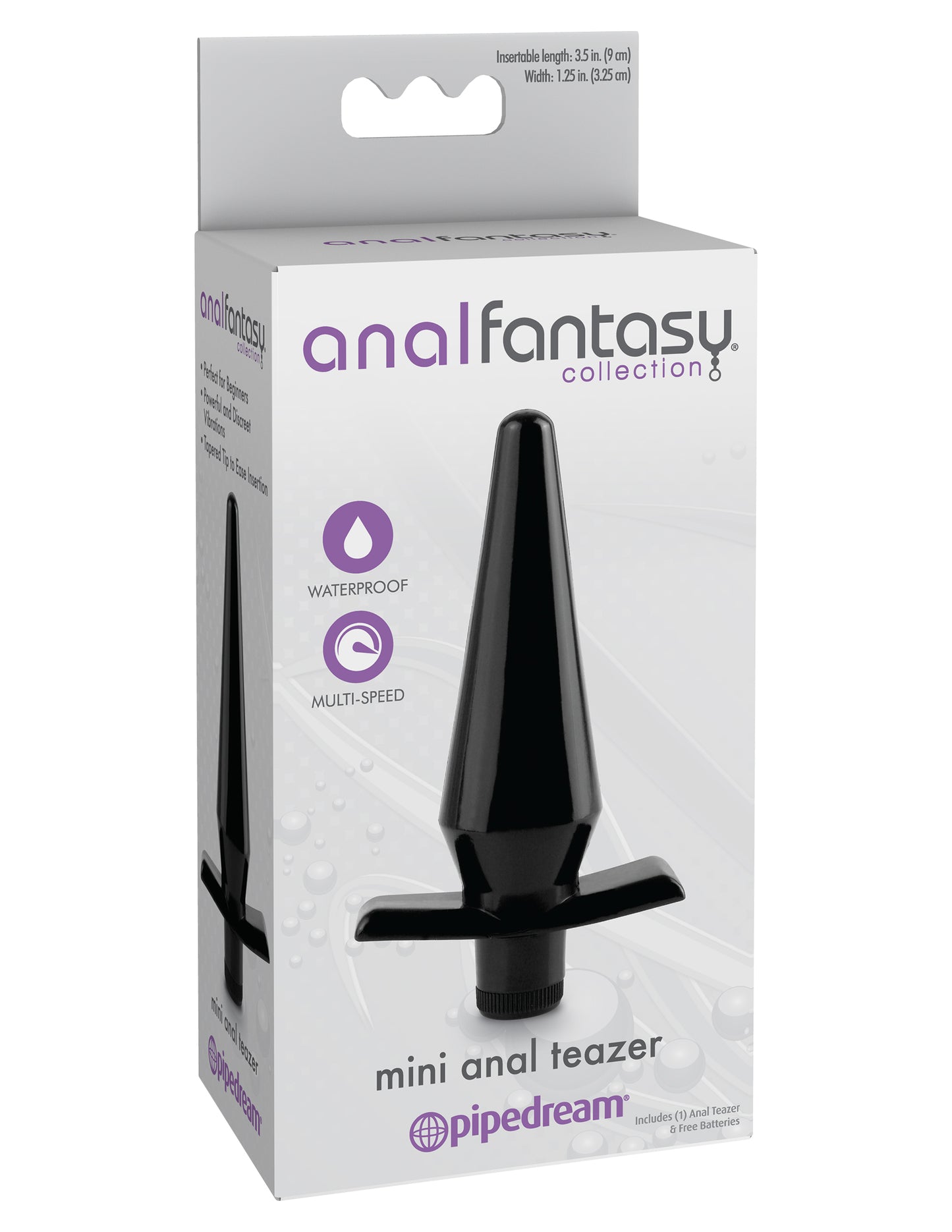 Anal Fantasy Collection Mini Anal Teazer - Black - Not Very Vanilla