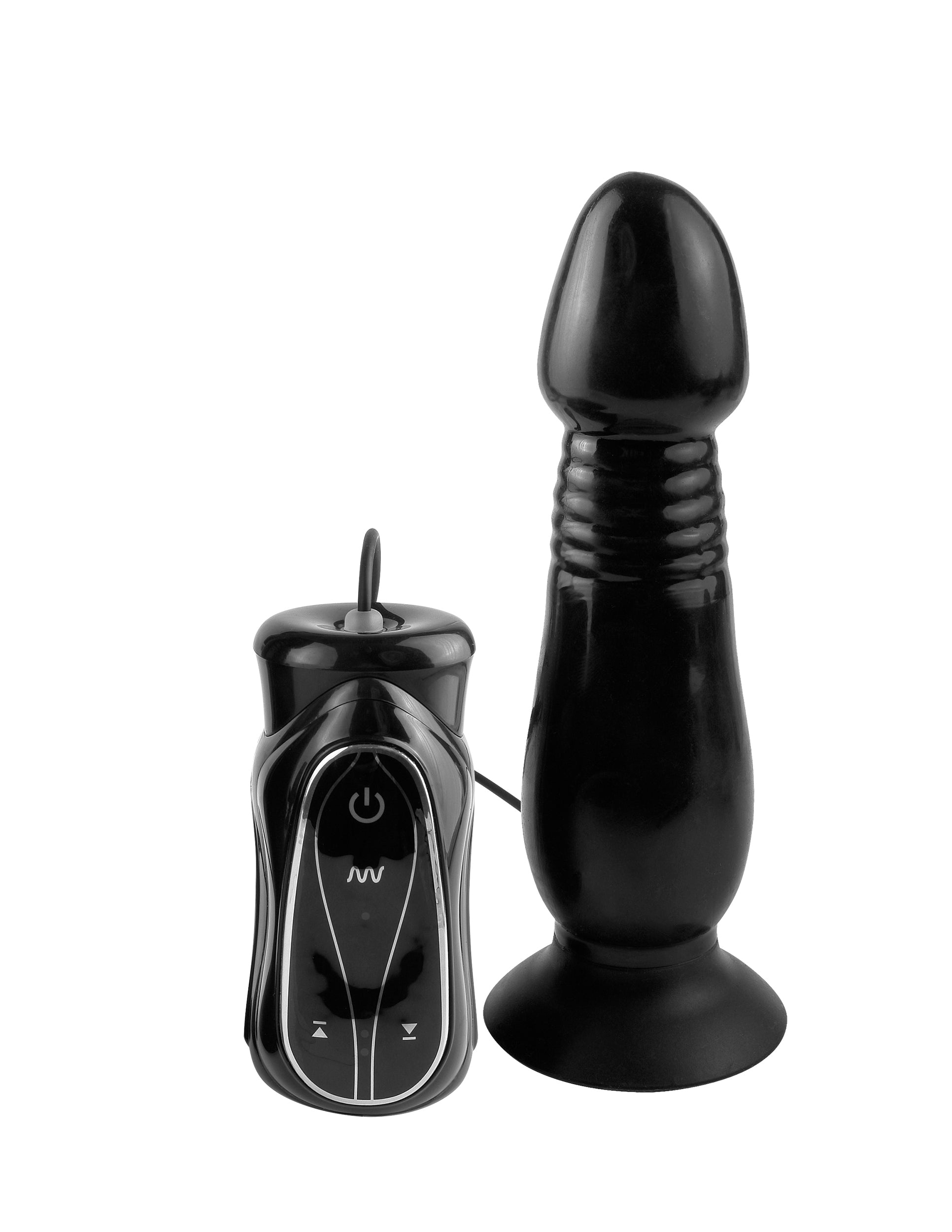 Anal Fantasy Collection Vibrating Thruster - Black - Not Very Vanilla