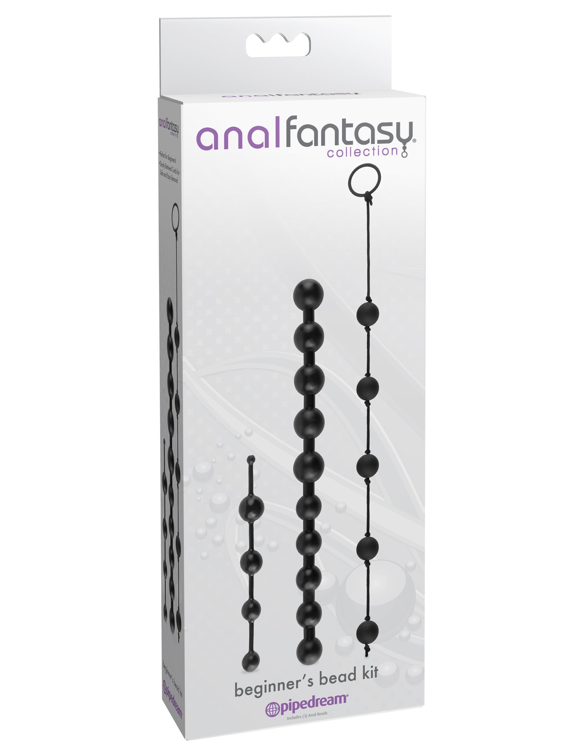 Anal Fantasy Collection Beginners Bead Kit - Black - Not Very Vanilla