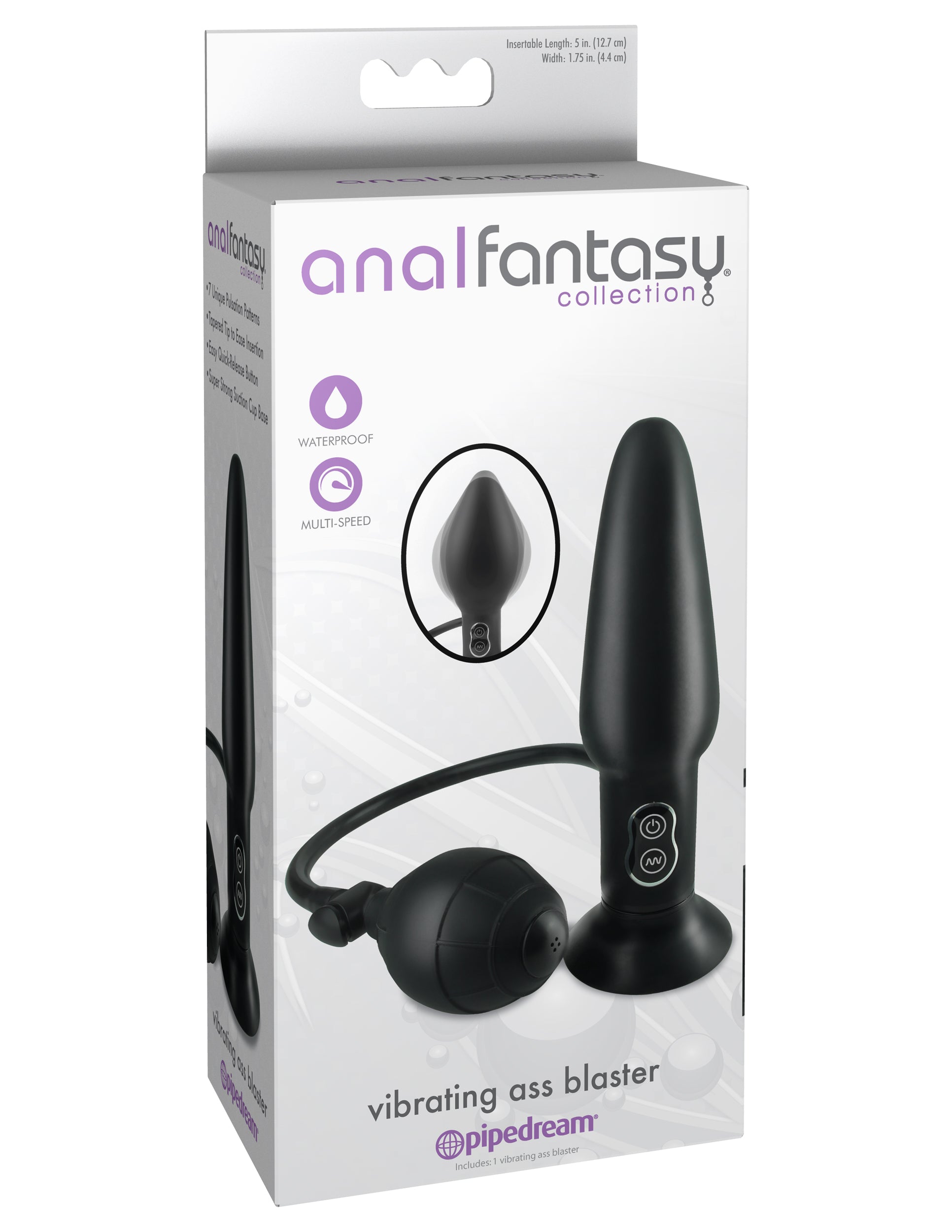 Anal Fantasy Collection Vibrating Ass Blaster - Not Very Vanilla