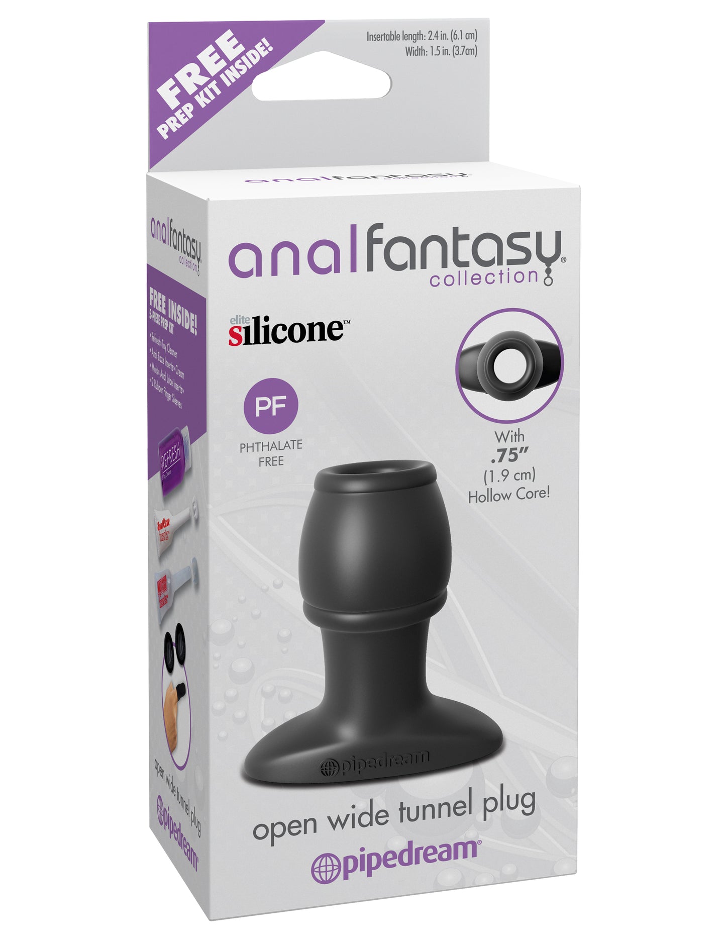 Anal Fantasy Collection Open Wide Tunnel Plug - Not Very Vanilla