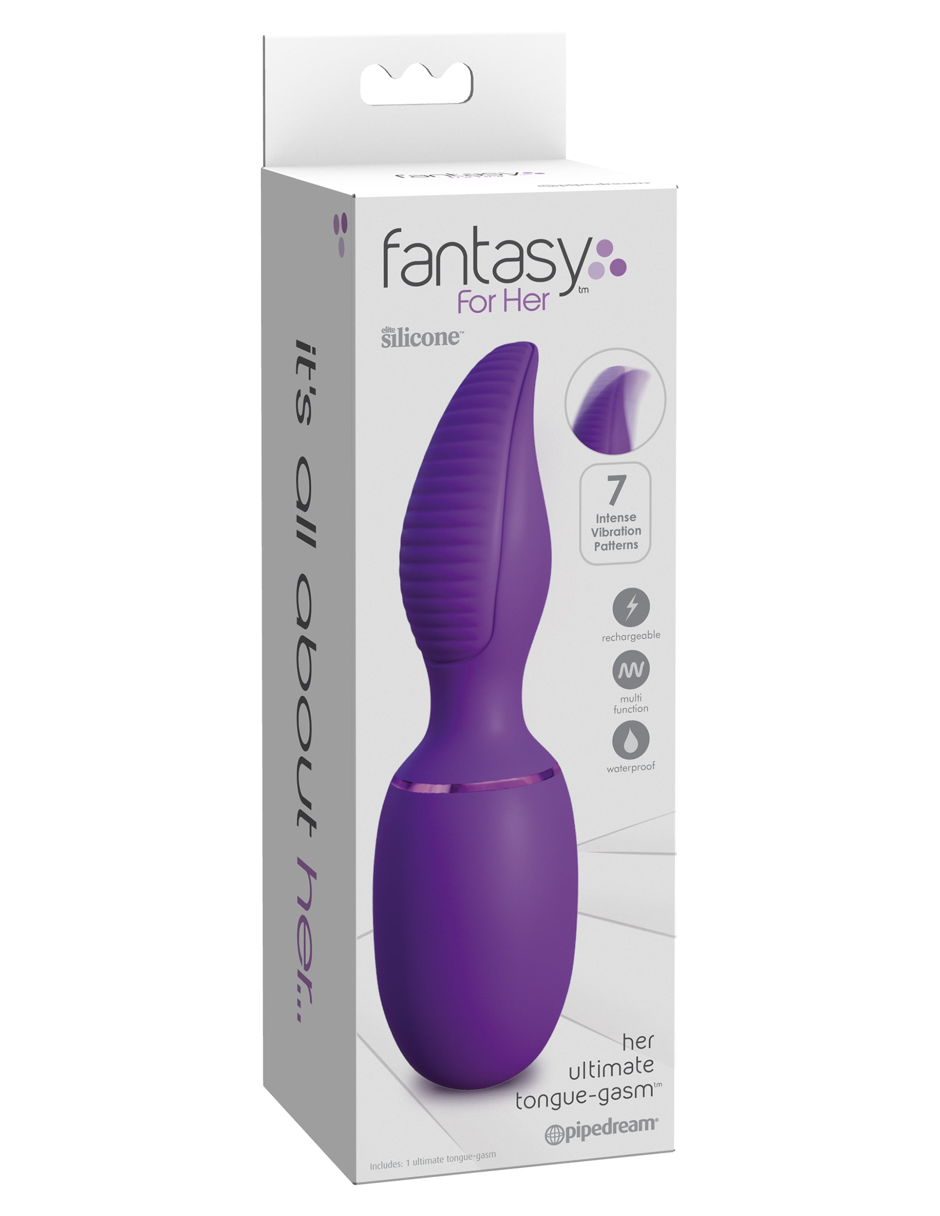 Fantasy for Her Ultimate Tongue-Gasm Purple - Not Very Vanilla