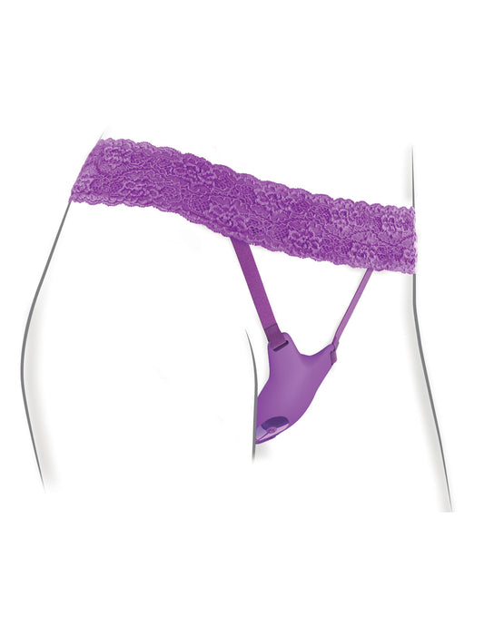 Fantasy for Her Ultimate G-Spot Butterfly Strap-on - Purple - Not Very Vanilla