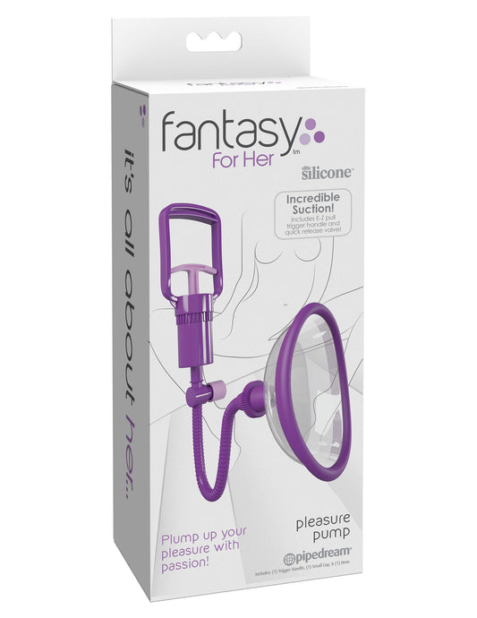 Fantasy for Her Manual Pleasure Pump - Purple - Not Very Vanilla