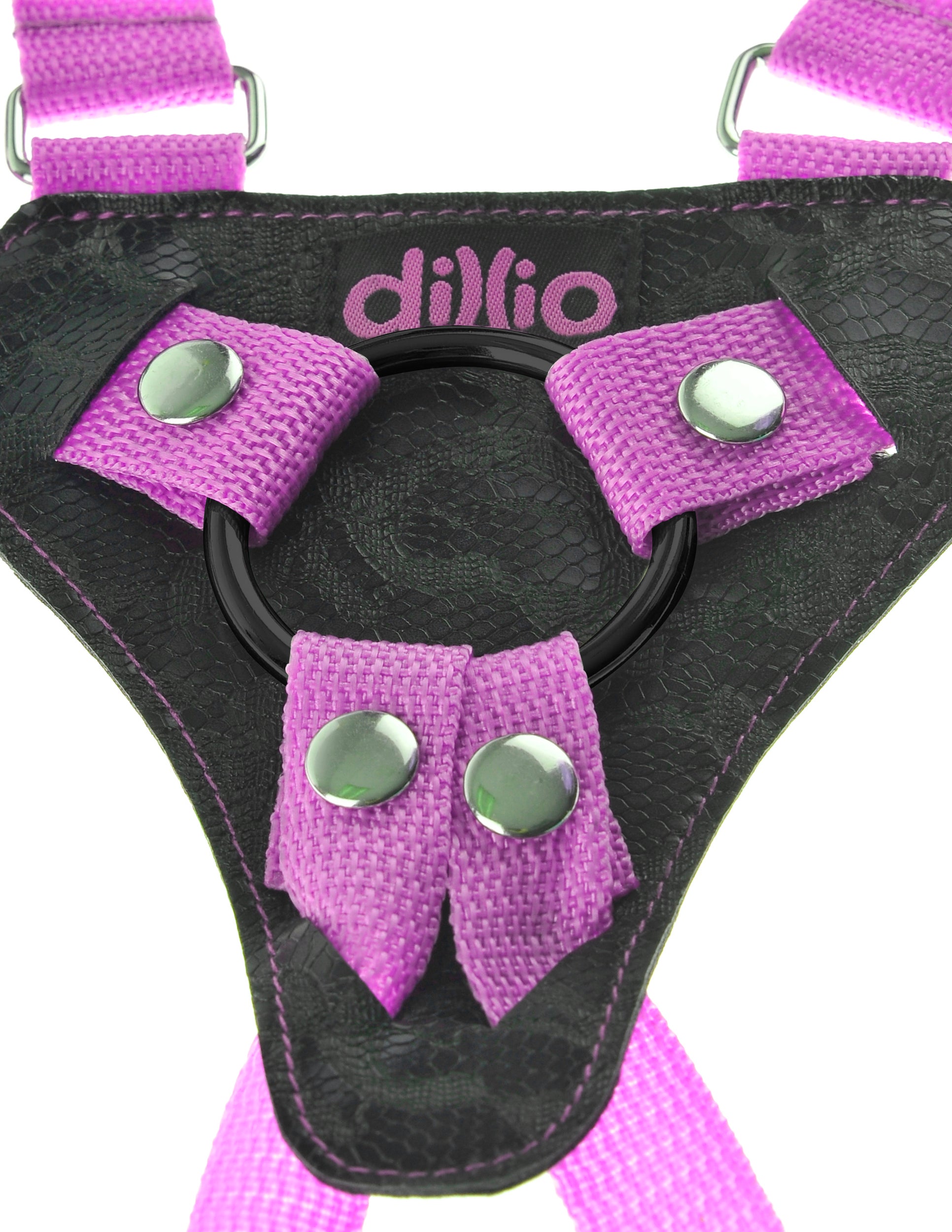 Dillio Pink - 7 Inch Strap-on Suspender Harness Set - Not Very Vanilla