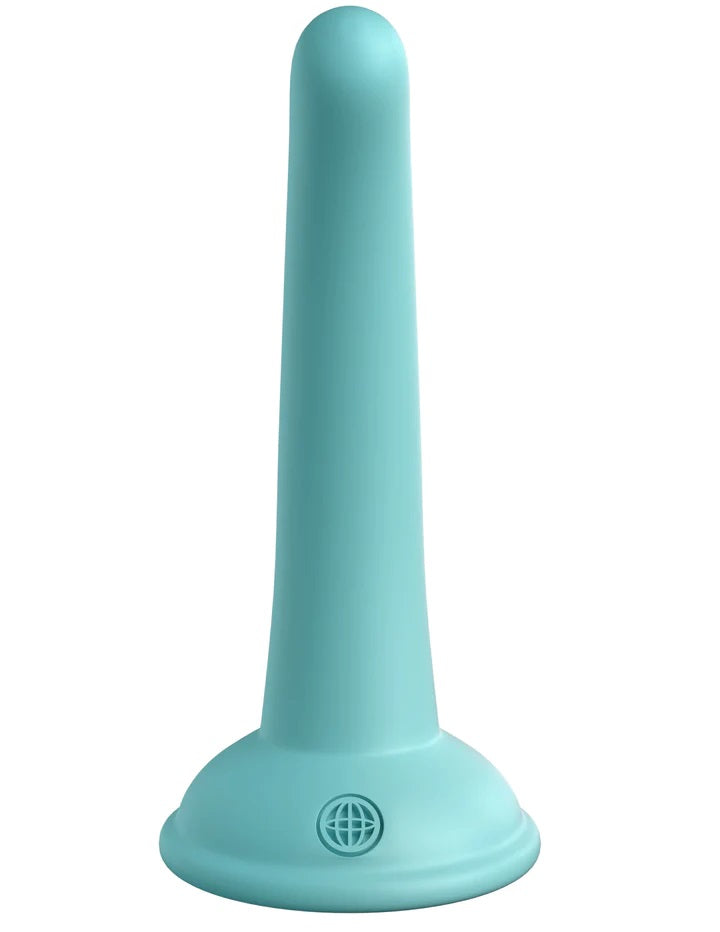 Dillio Platinum - Curious Five 5 Inch Dildo - Teal - Not Very Vanilla