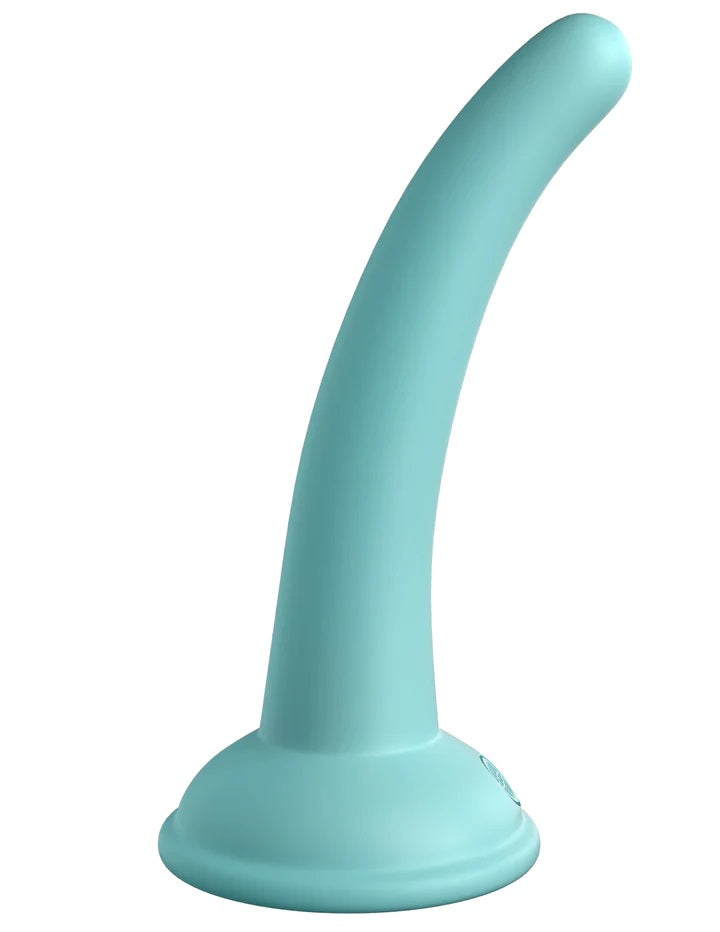 Dillio Platinum - Curious Five 5 Inch Dildo - Teal - Not Very Vanilla