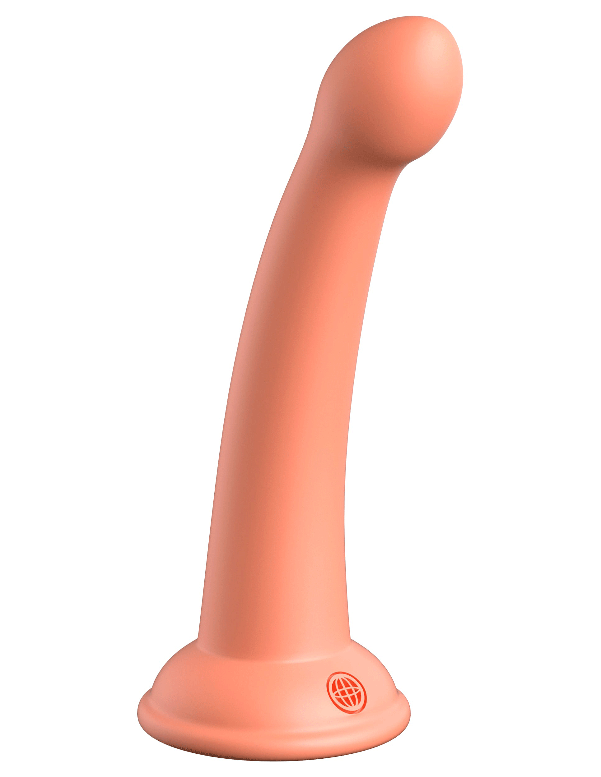 Dillio Platinum - Secret Explorer 6 Inch Dildo - Peach - Not Very Vanilla