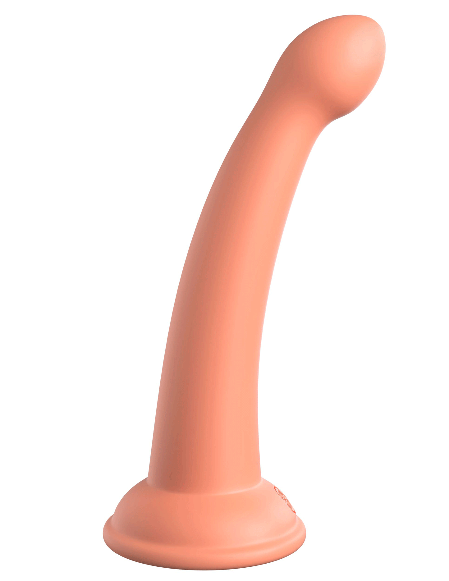 Dillio Platinum - Secret Explorer 6 Inch Dildo - Peach - Not Very Vanilla