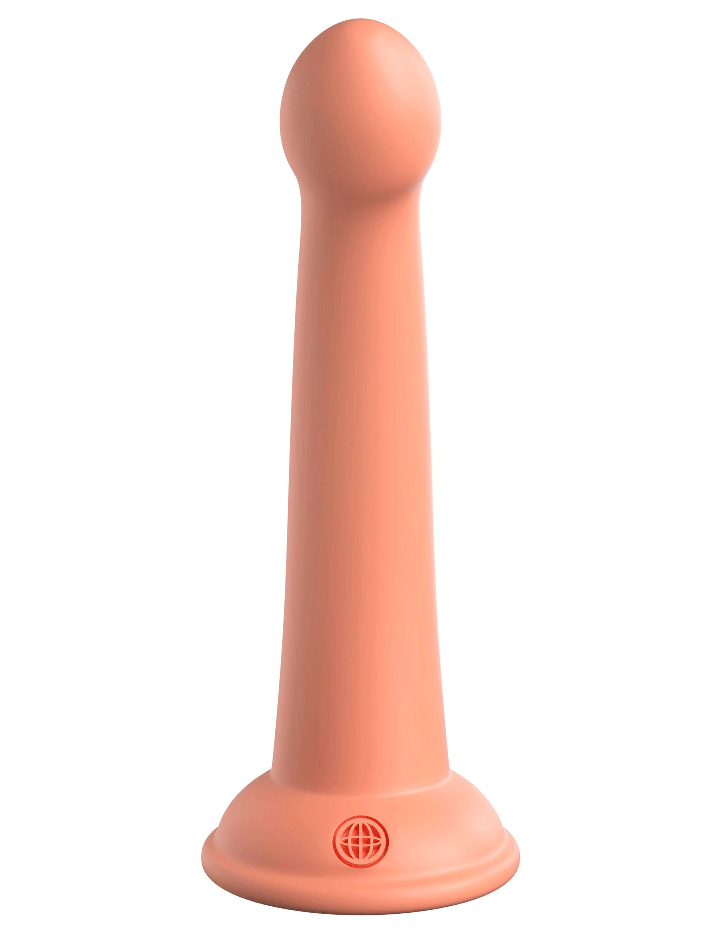 Dillio Platinum - Secret Explorer 6 Inch Dildo - Peach - Not Very Vanilla