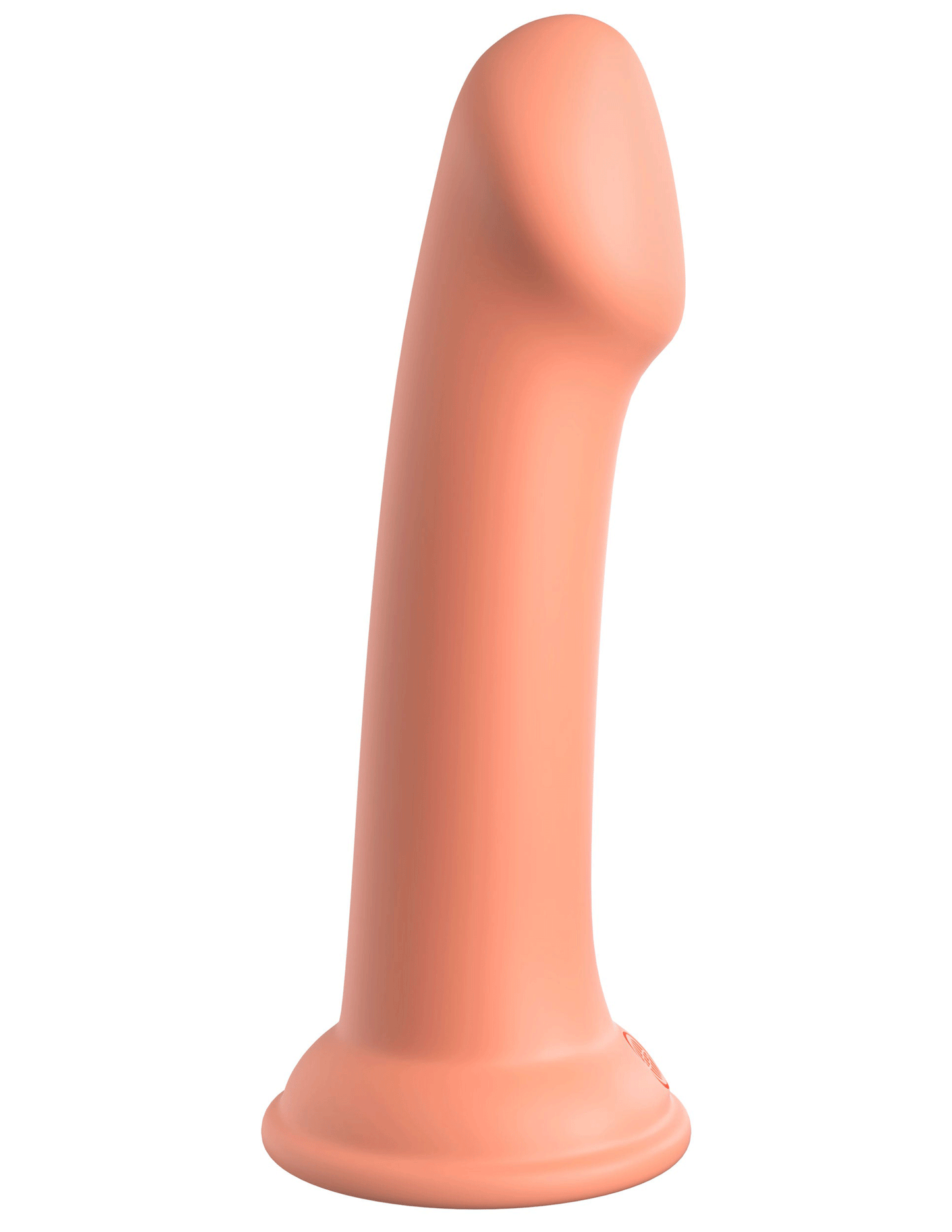 Dillio Platinum - Big Hero 6 Inch Dildo - Peach - Not Very Vanilla