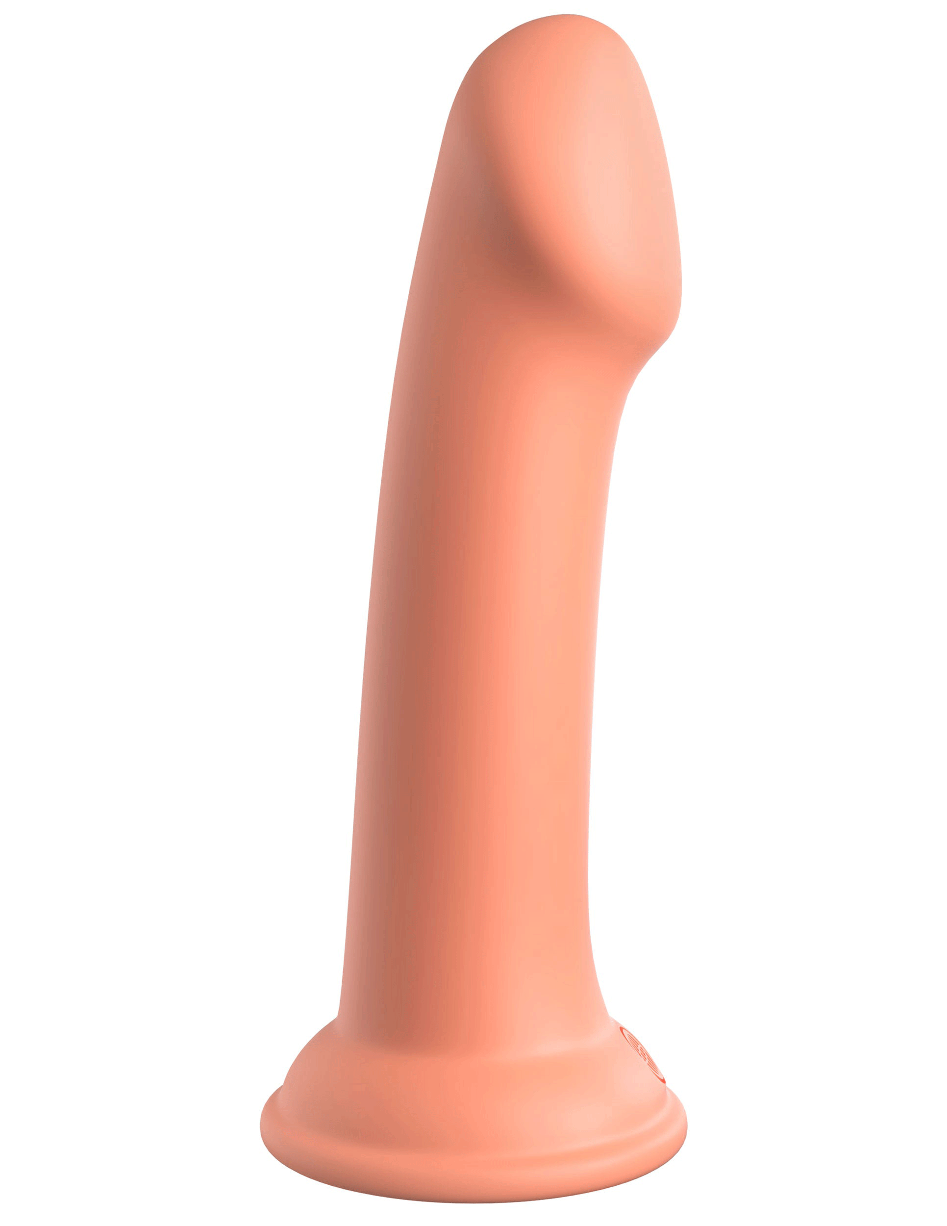 Dillio Platinum - Big Hero 6 Inch Dildo - Peach - Not Very Vanilla