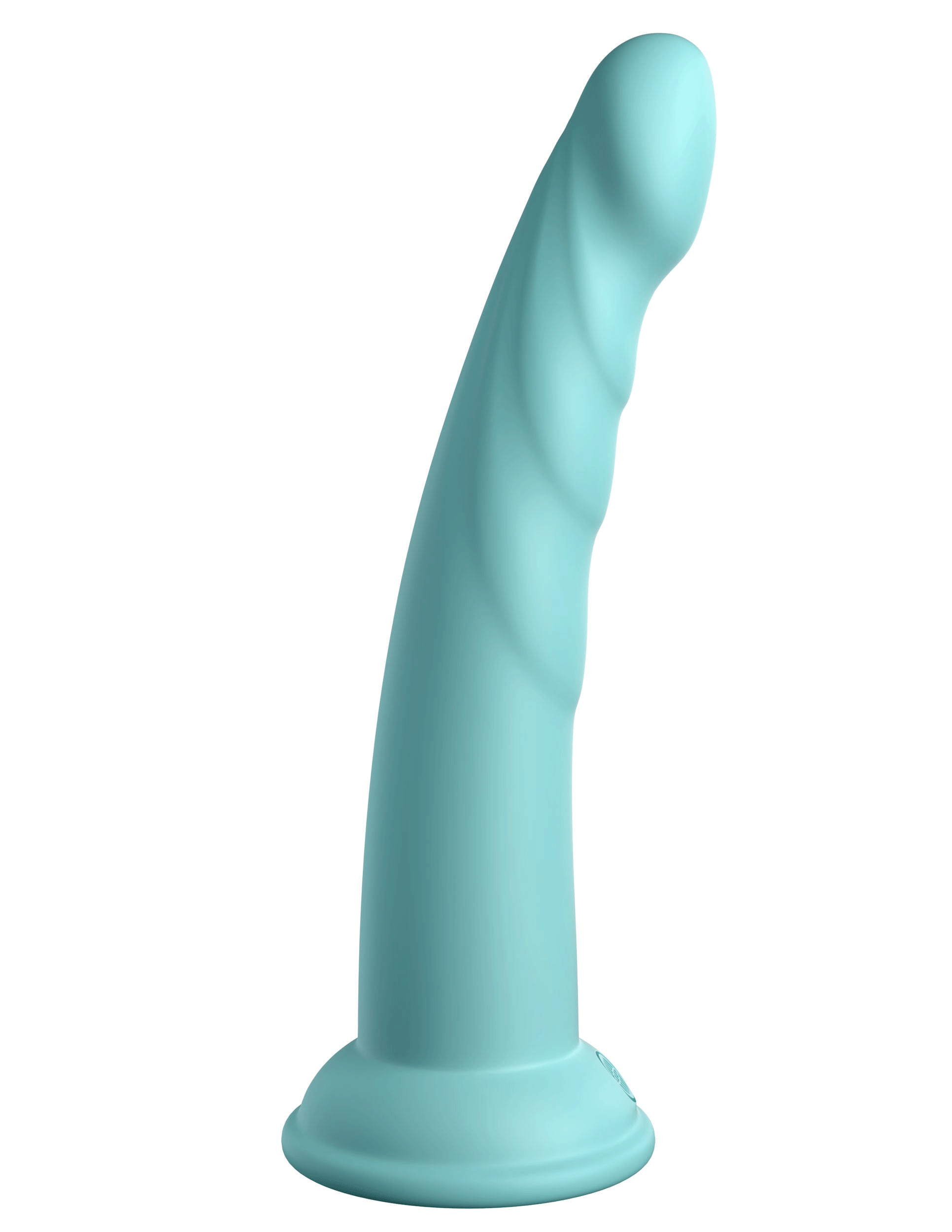 Dillio Platinum - Slim Seven 7 Inch Dildo - Teal - Not Very Vanilla