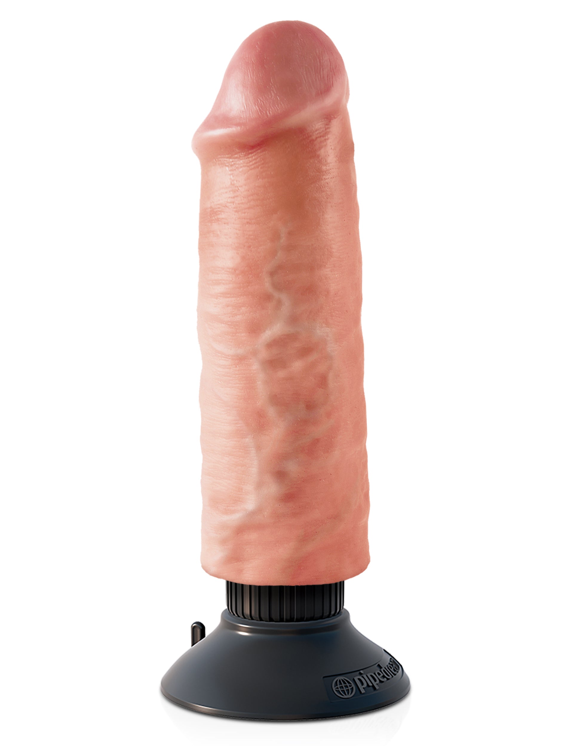 King Cock 6-Inch Vibrating Cock - Light - Not Very Vanilla