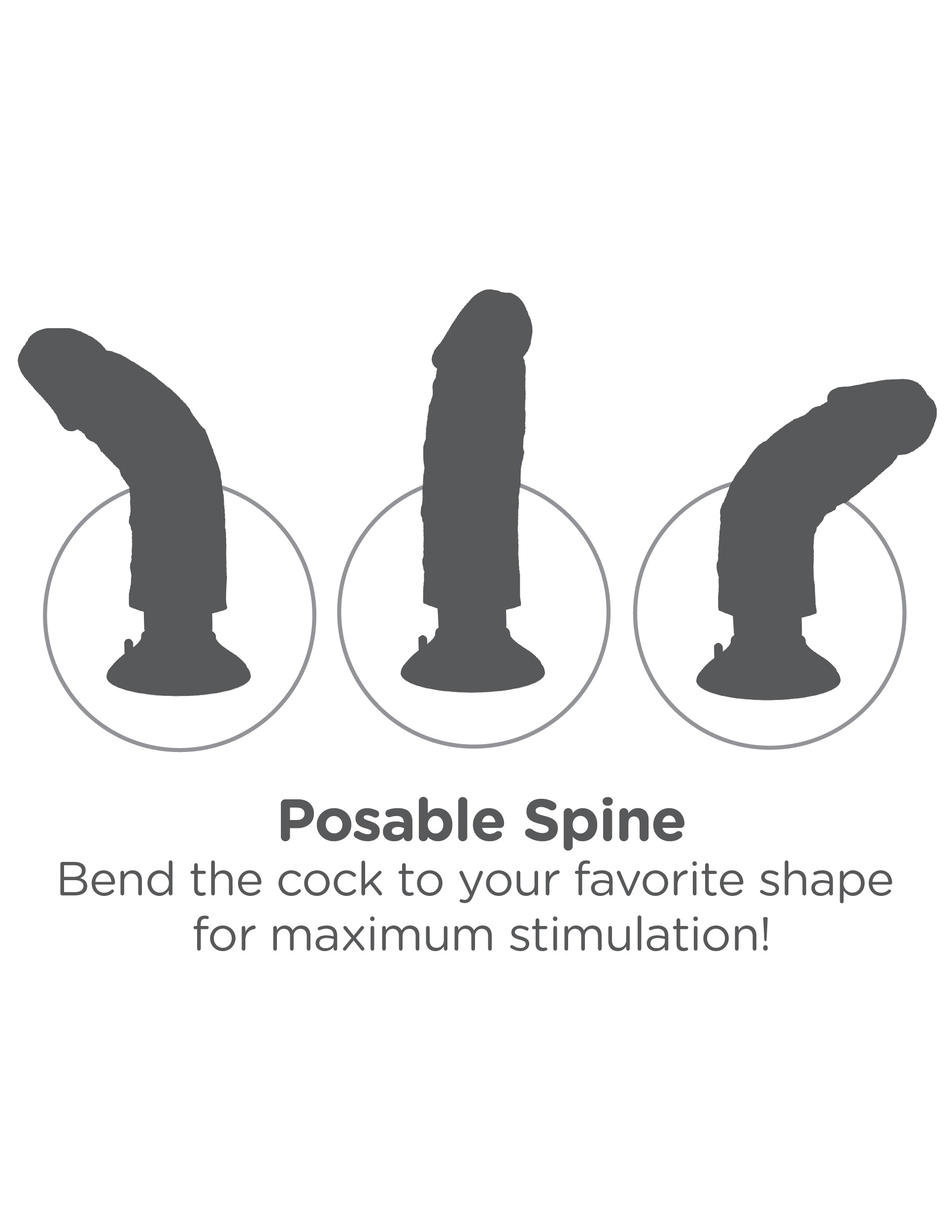 King Cock 6-Inch Vibrating Cock - Light - Not Very Vanilla