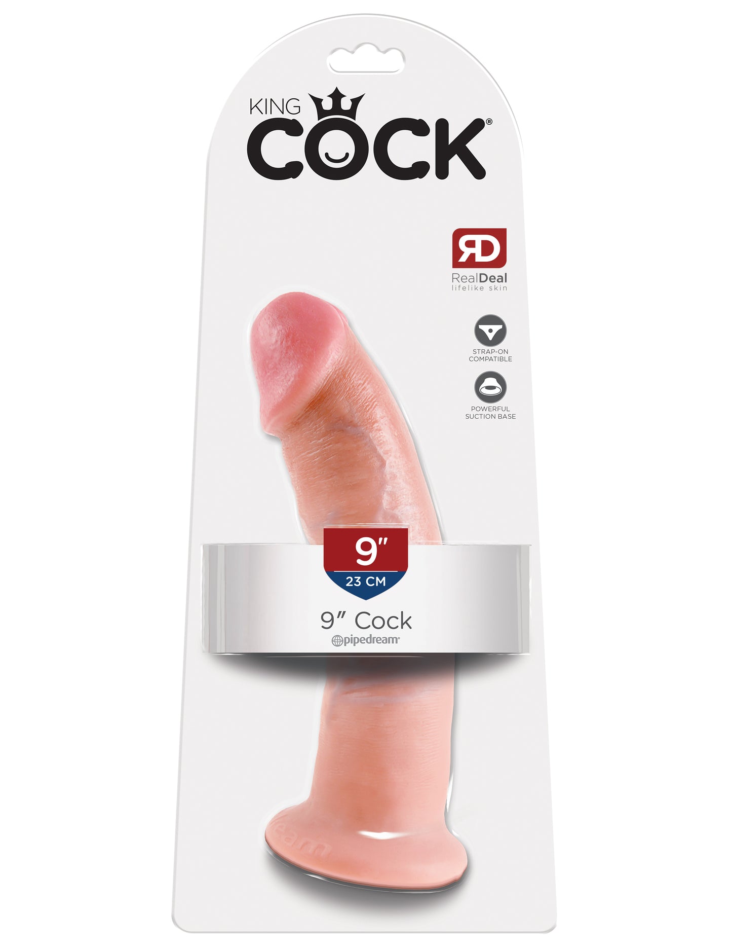 King Cock 9-Inch Cock - Flesh - Not Very Vanilla