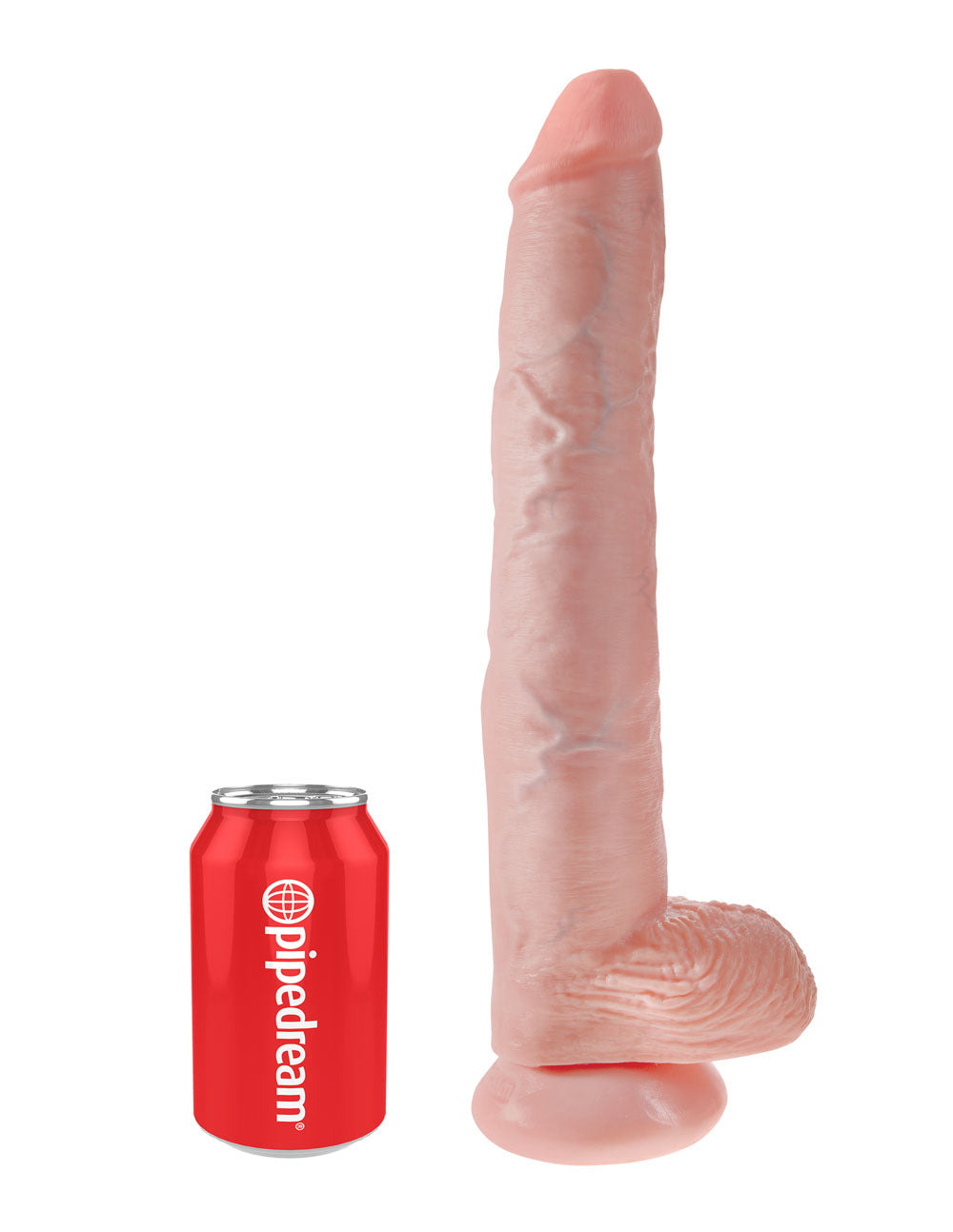 King Cock 14 Inch Cock With Balls - Light - Not Very Vanilla